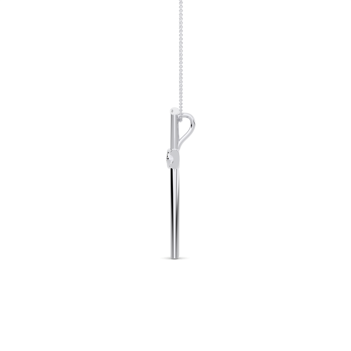 The Axis Diamond Cross Pendant