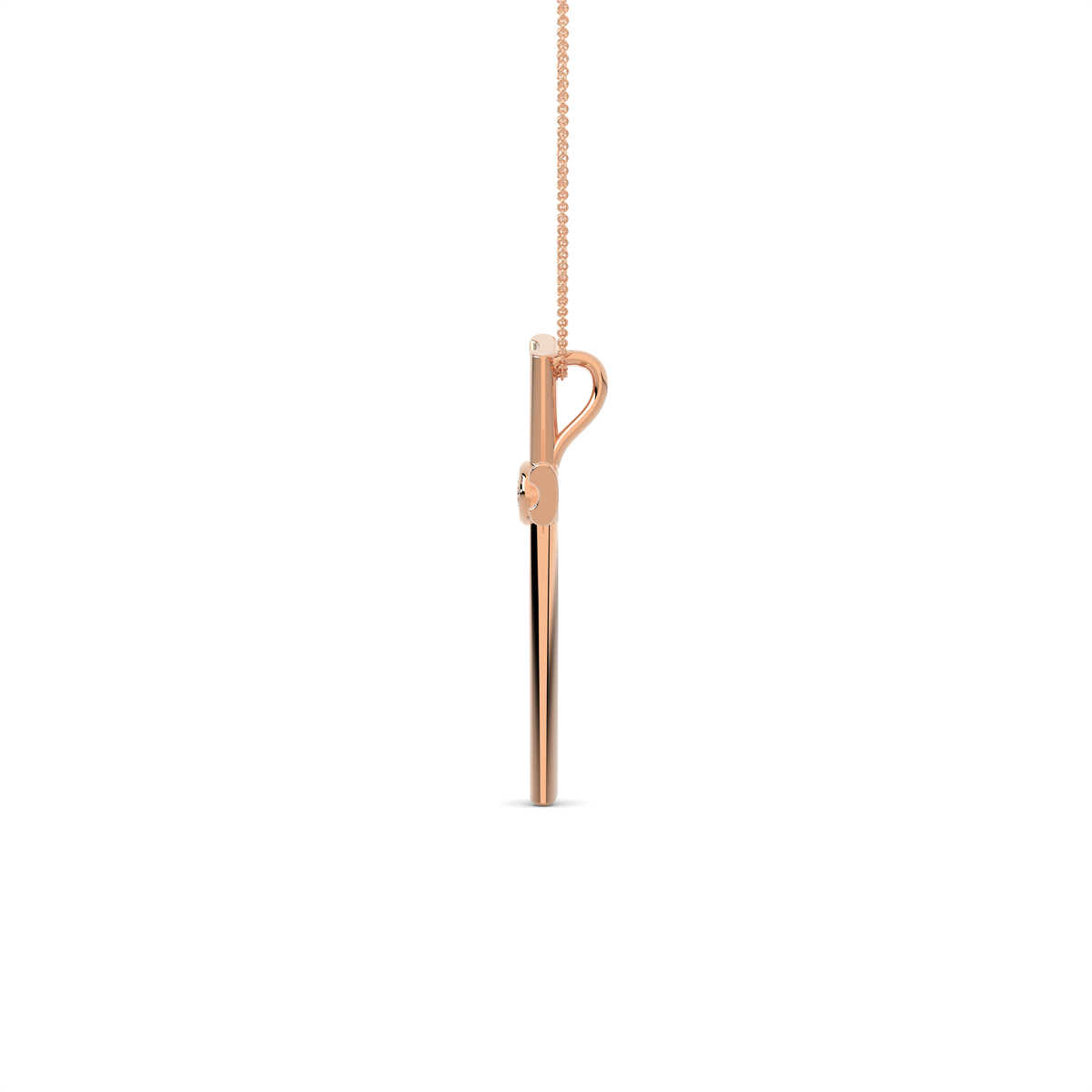 The Axis Diamond Cross Pendant