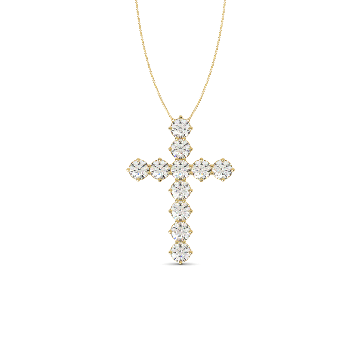 The Clarity Diamond Cross Pendant