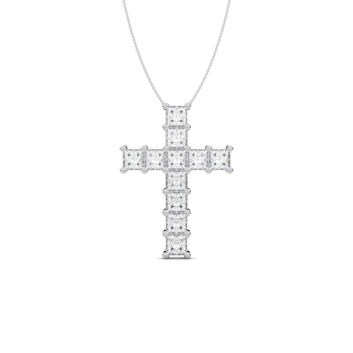 The Essence Diamond Cross Pendant