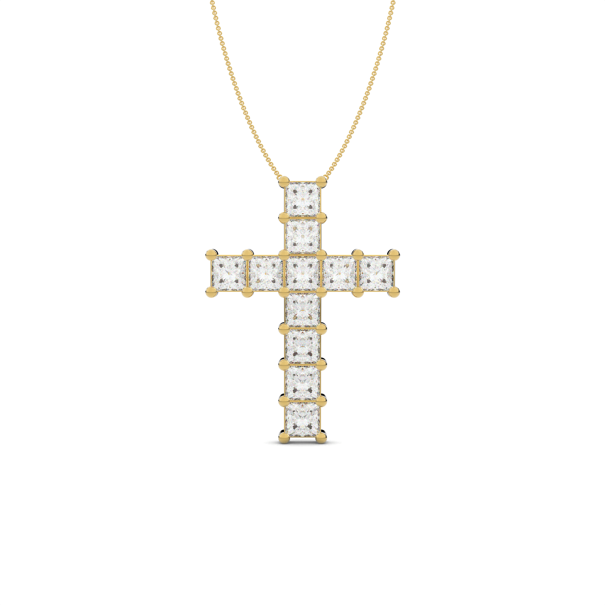 The Essence Diamond Cross Pendant