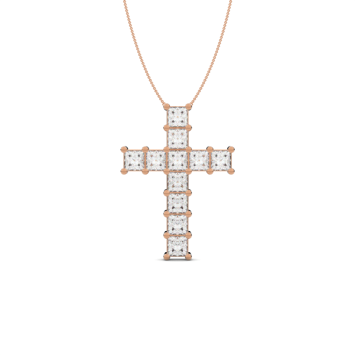 The Essence Diamond Cross Pendant