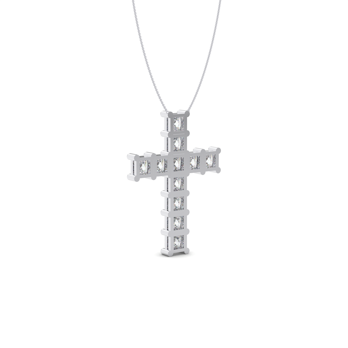 The Essence Diamond Cross Pendant