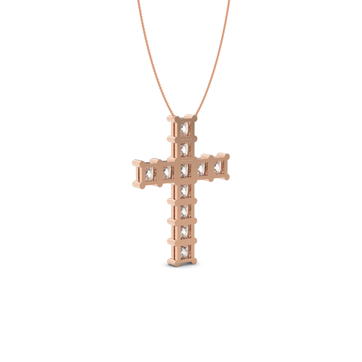 The Essence Diamond Cross Pendant