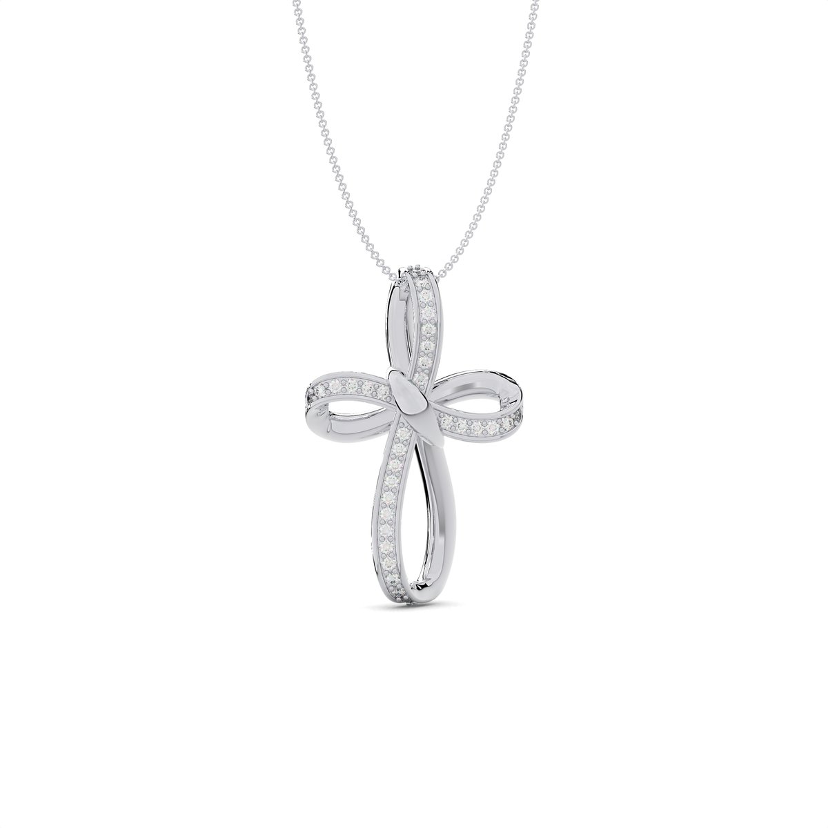 The Gracebow Diamond Cross Pendant