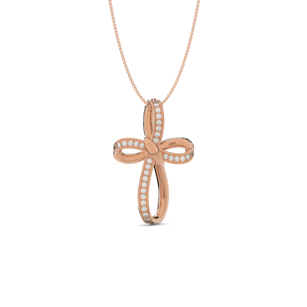 The Gracebow Diamond Cross Pendant