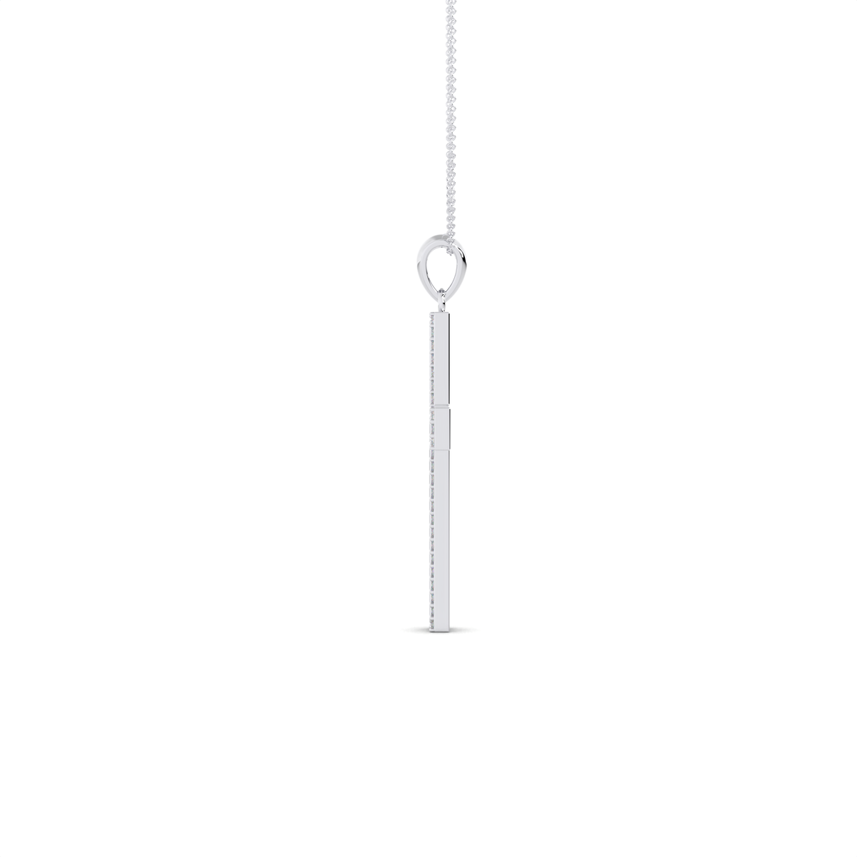 The Halo Diamond Cross Pendant