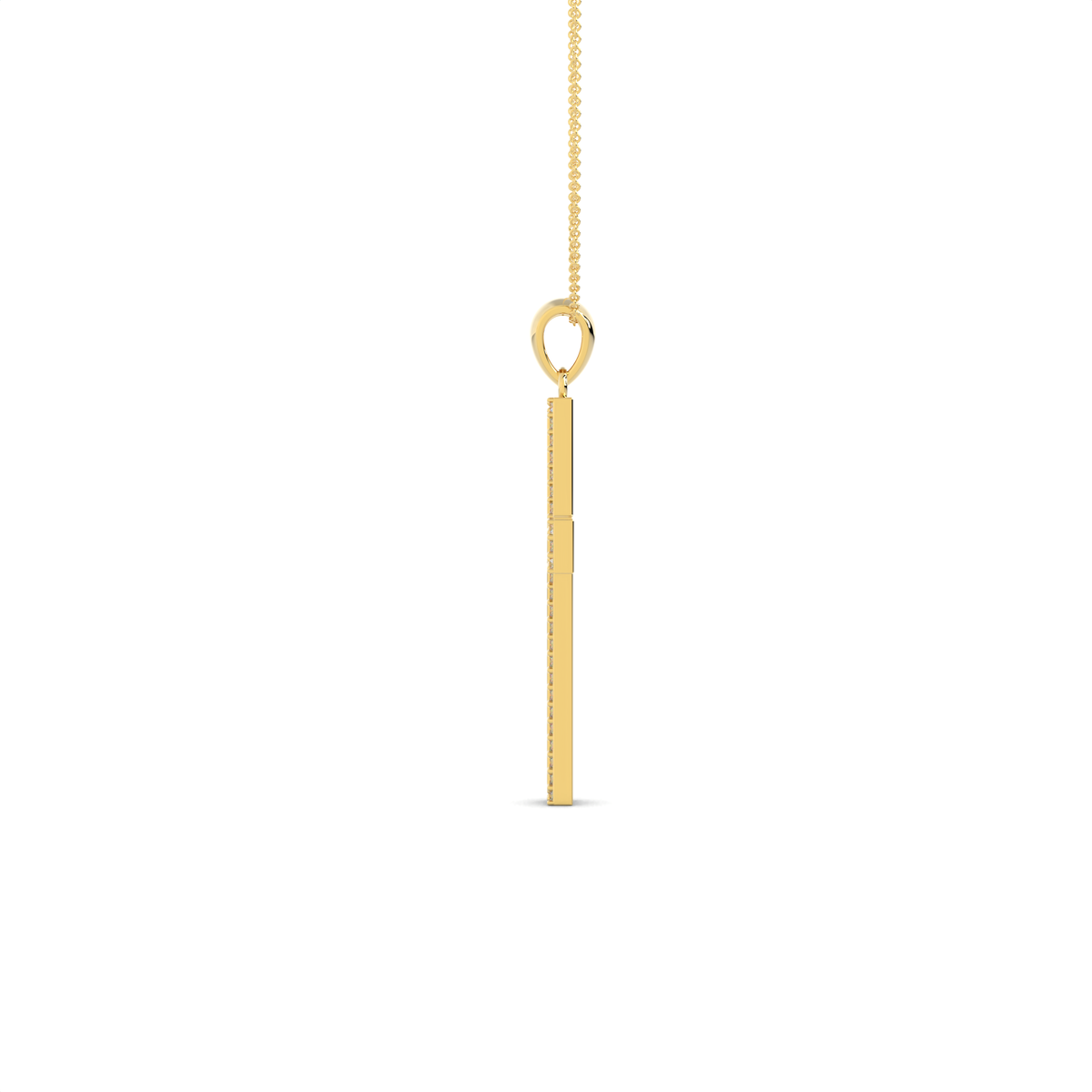 The Halo Diamond Cross Pendant