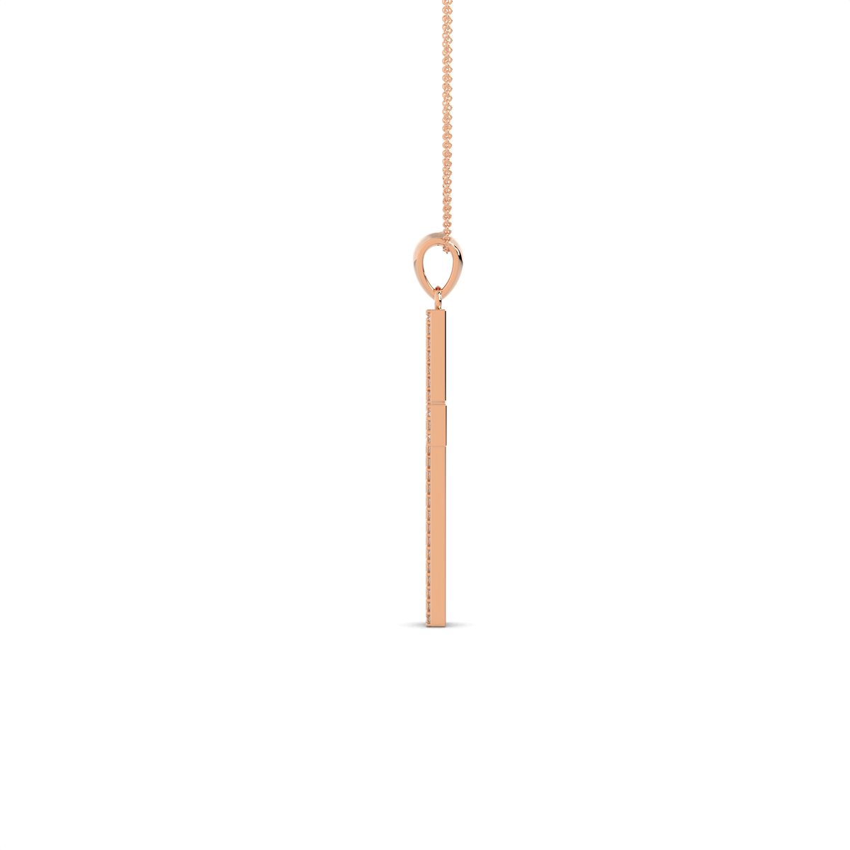 The Halo Diamond Cross Pendant