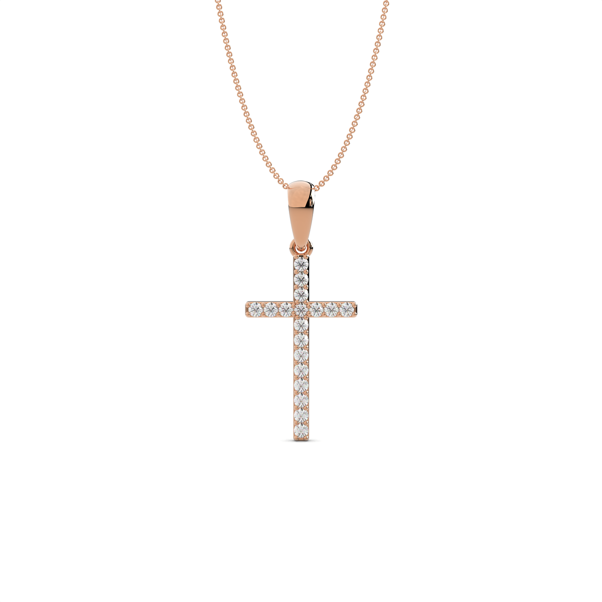 The Lucent Diamond Cross Pendant