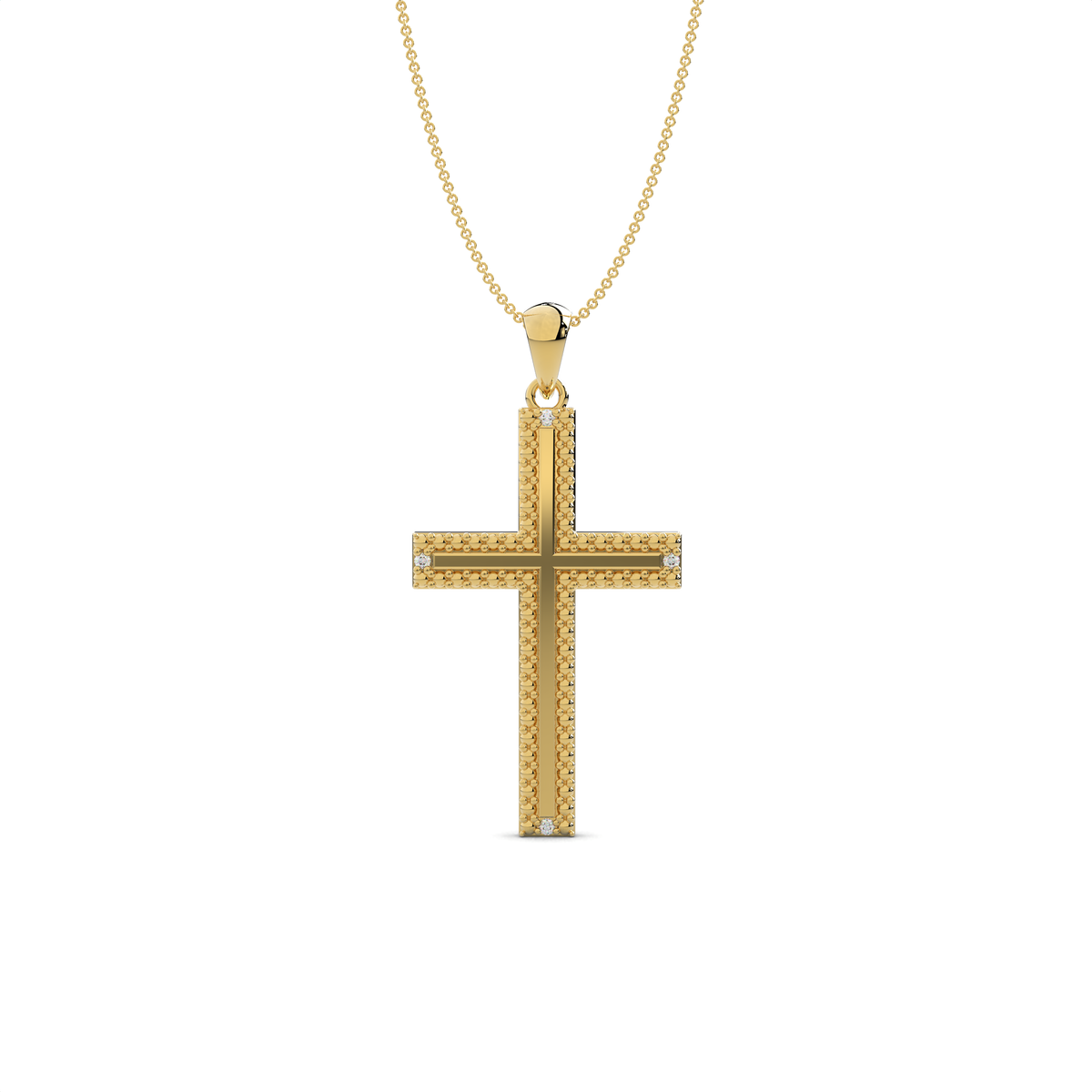The Regal Diamond Cross Pendant