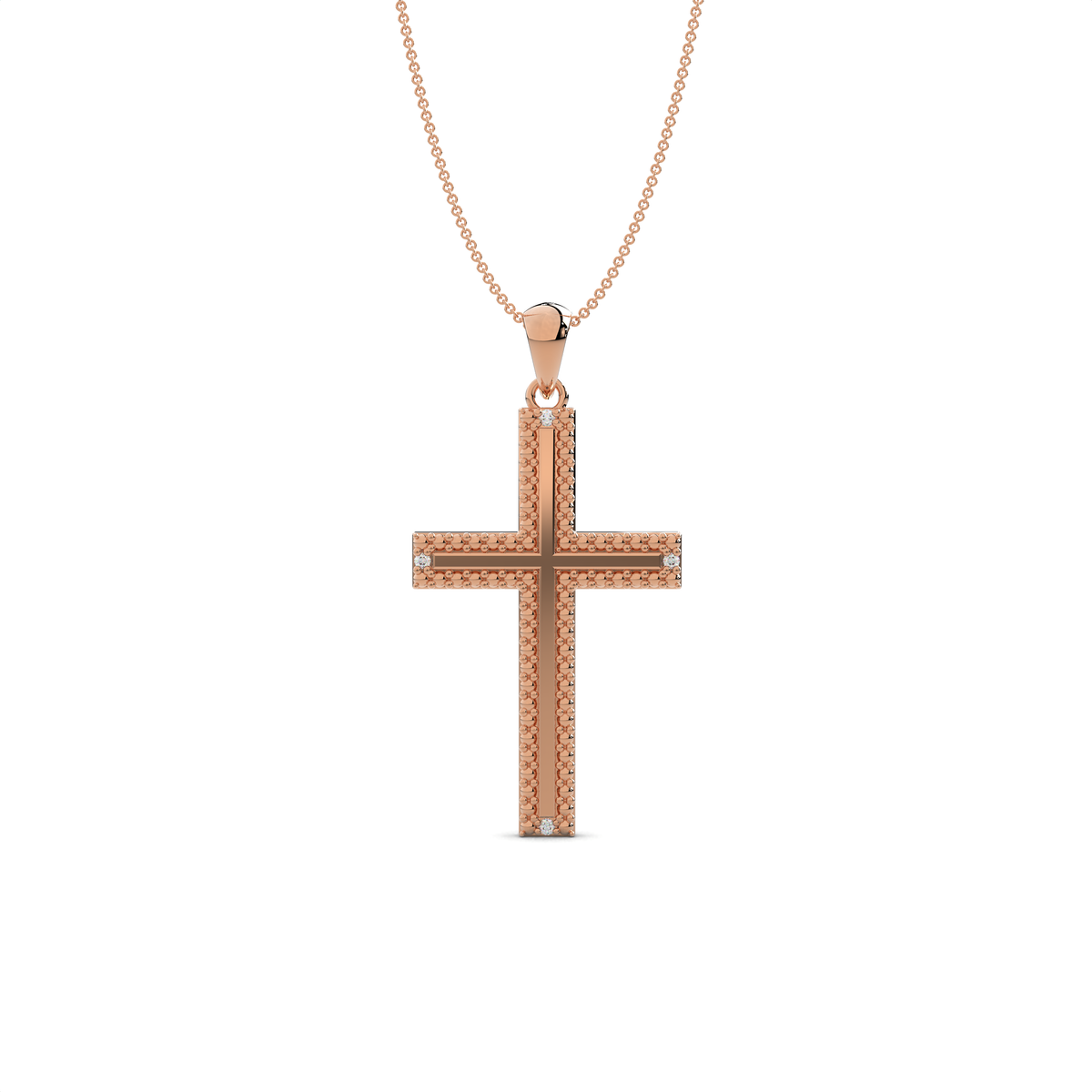 The Regal Diamond Cross Pendant