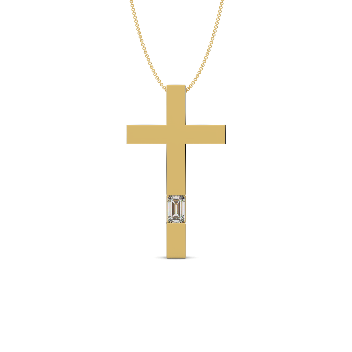 The Solace Diamond Cross Pendant