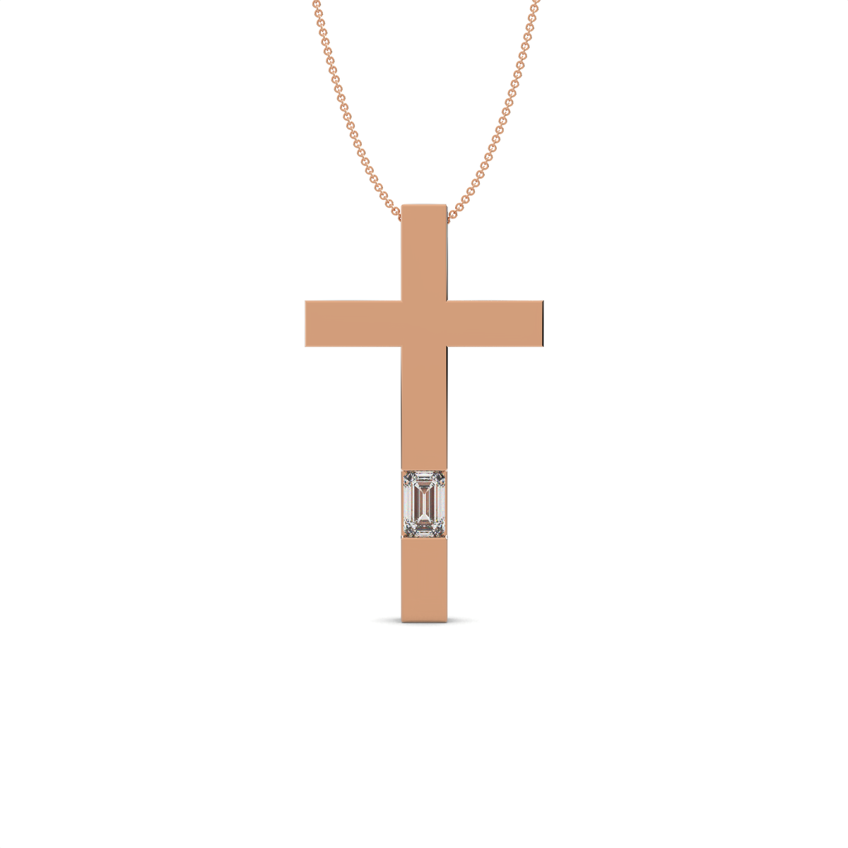 The Solace Diamond Cross Pendant