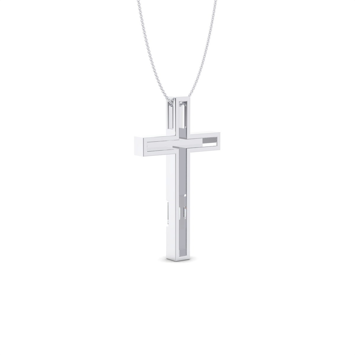 The Solace Diamond Cross Pendant