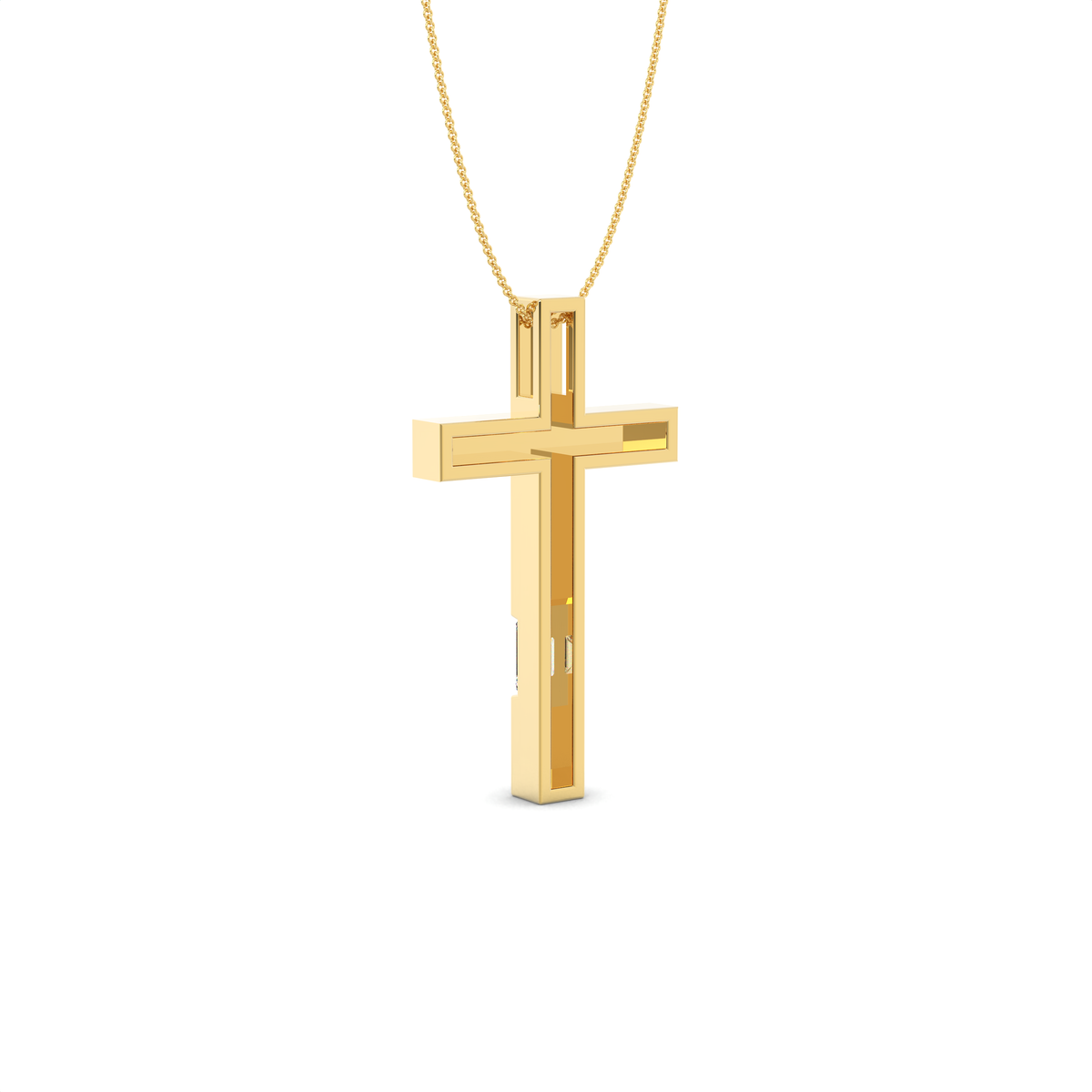 The Solace Diamond Cross Pendant