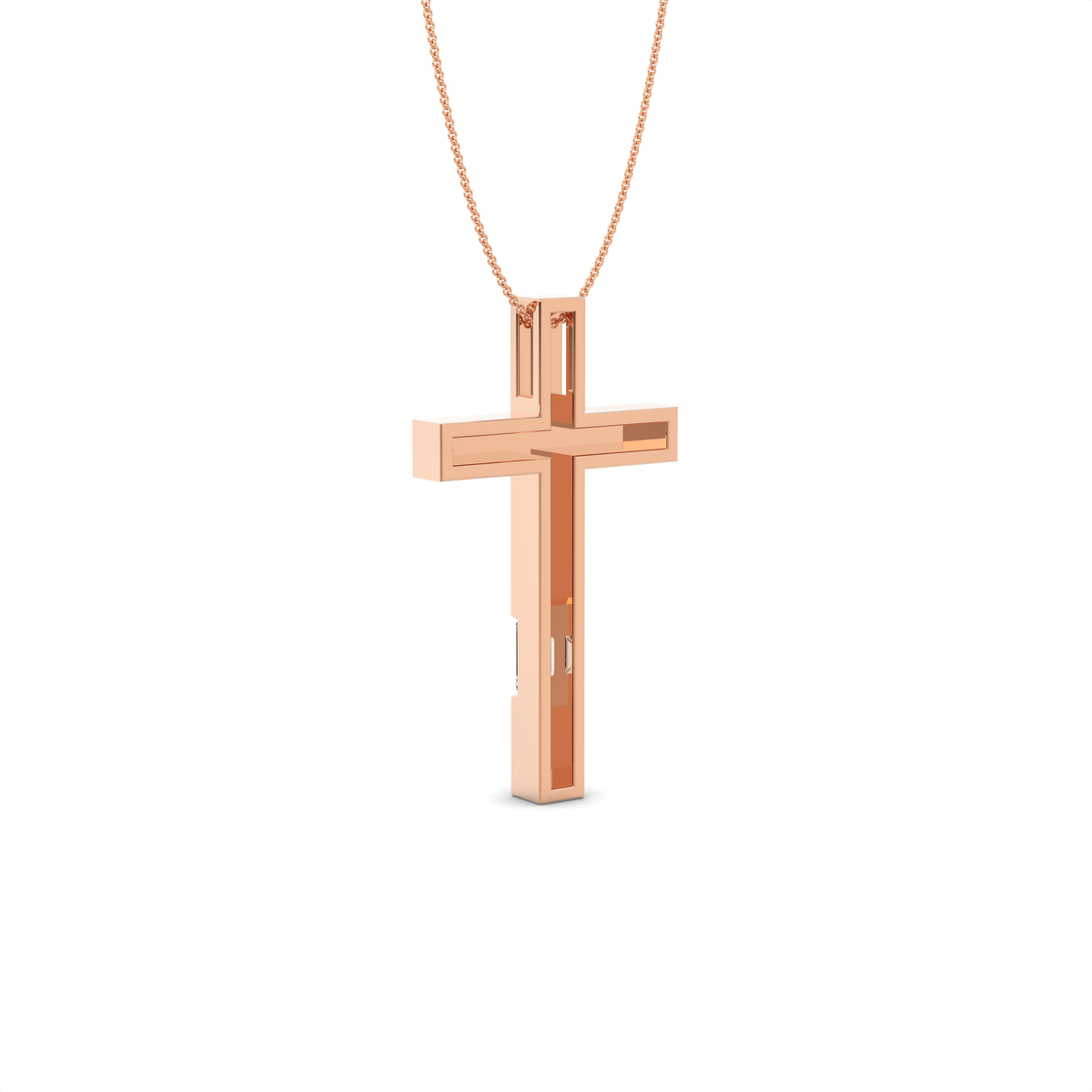 The Solace Diamond Cross Pendant