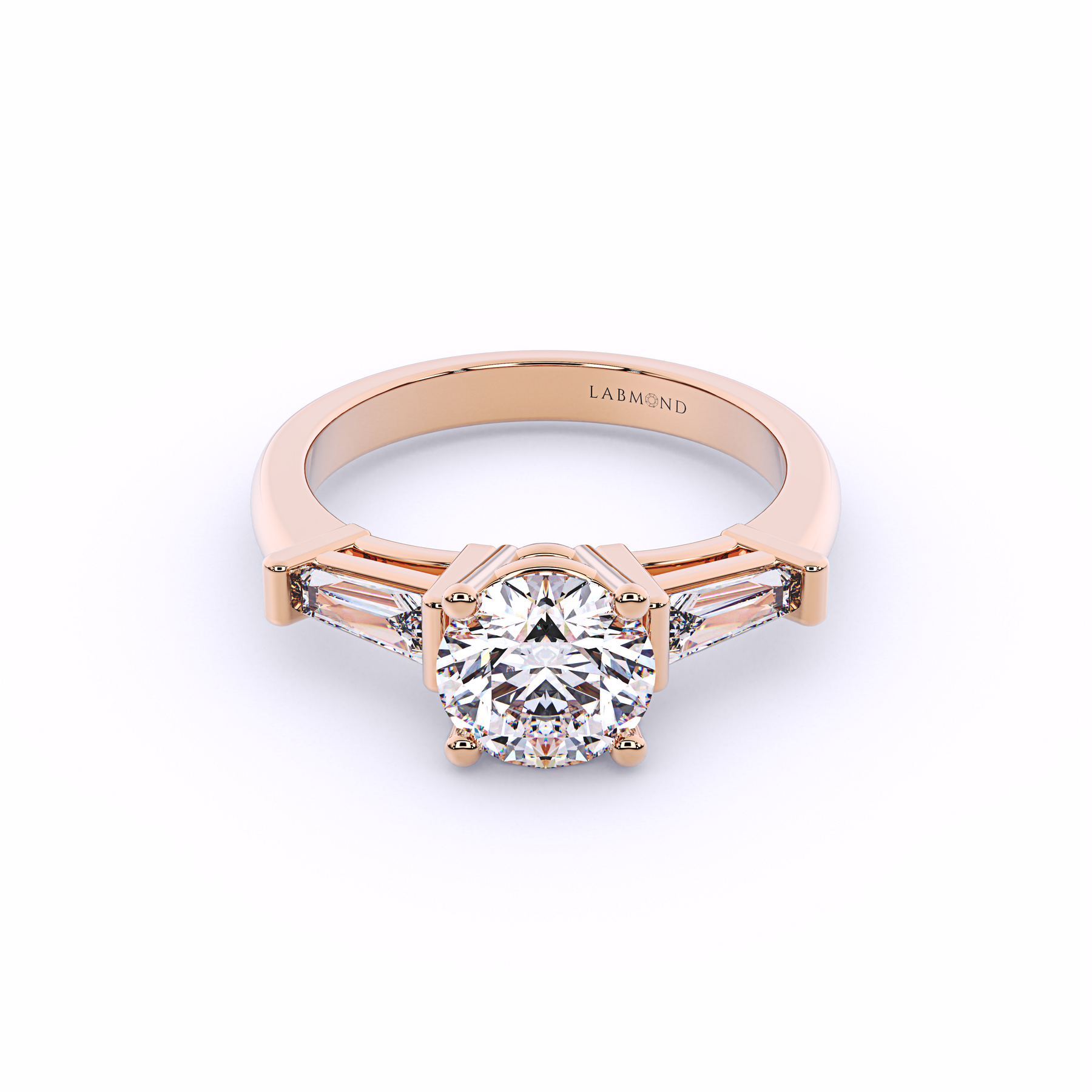 ALLURE Tapered Baguette Diamond Engagement Rings