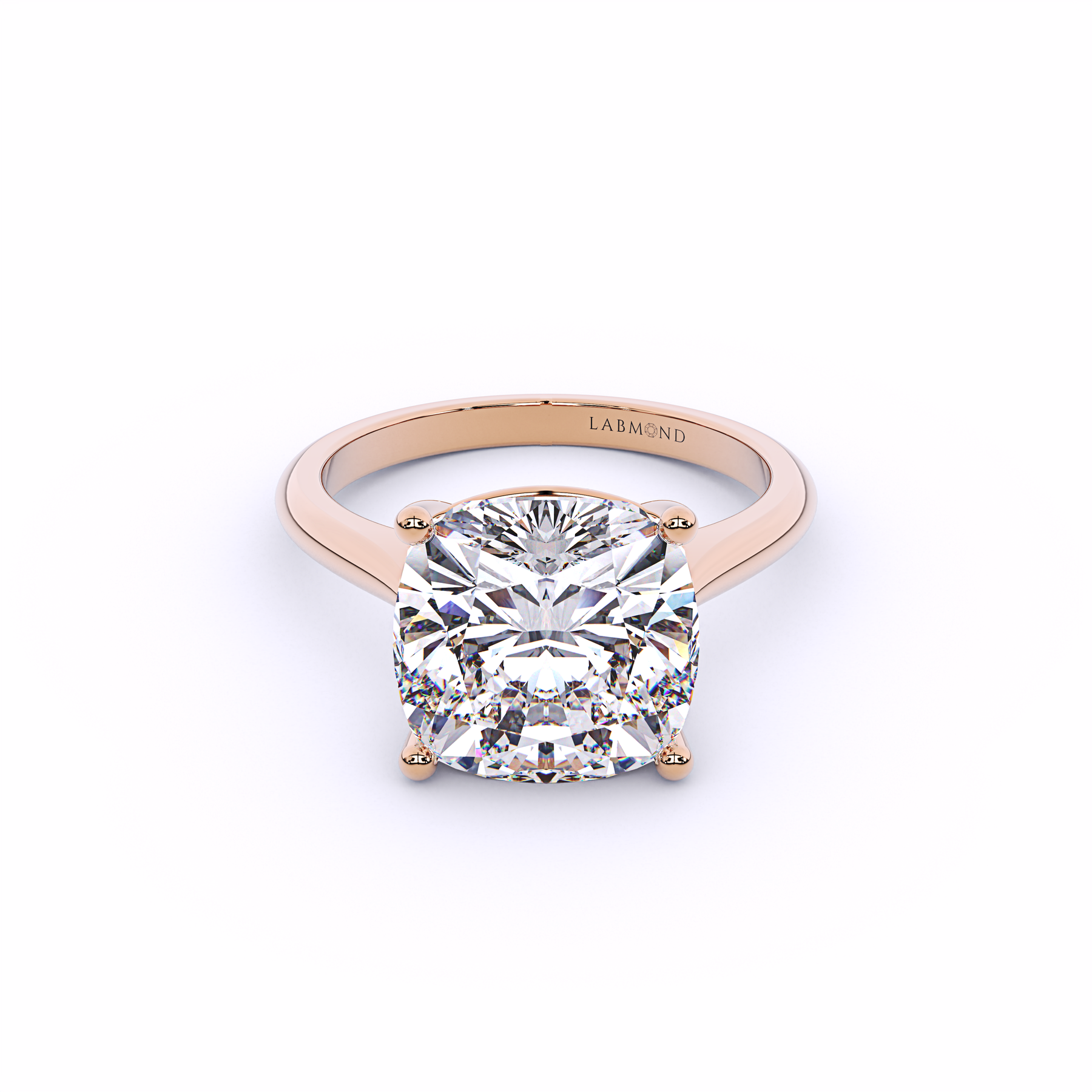 ENCORE Cushion Cut Solitaire Engagement Ring