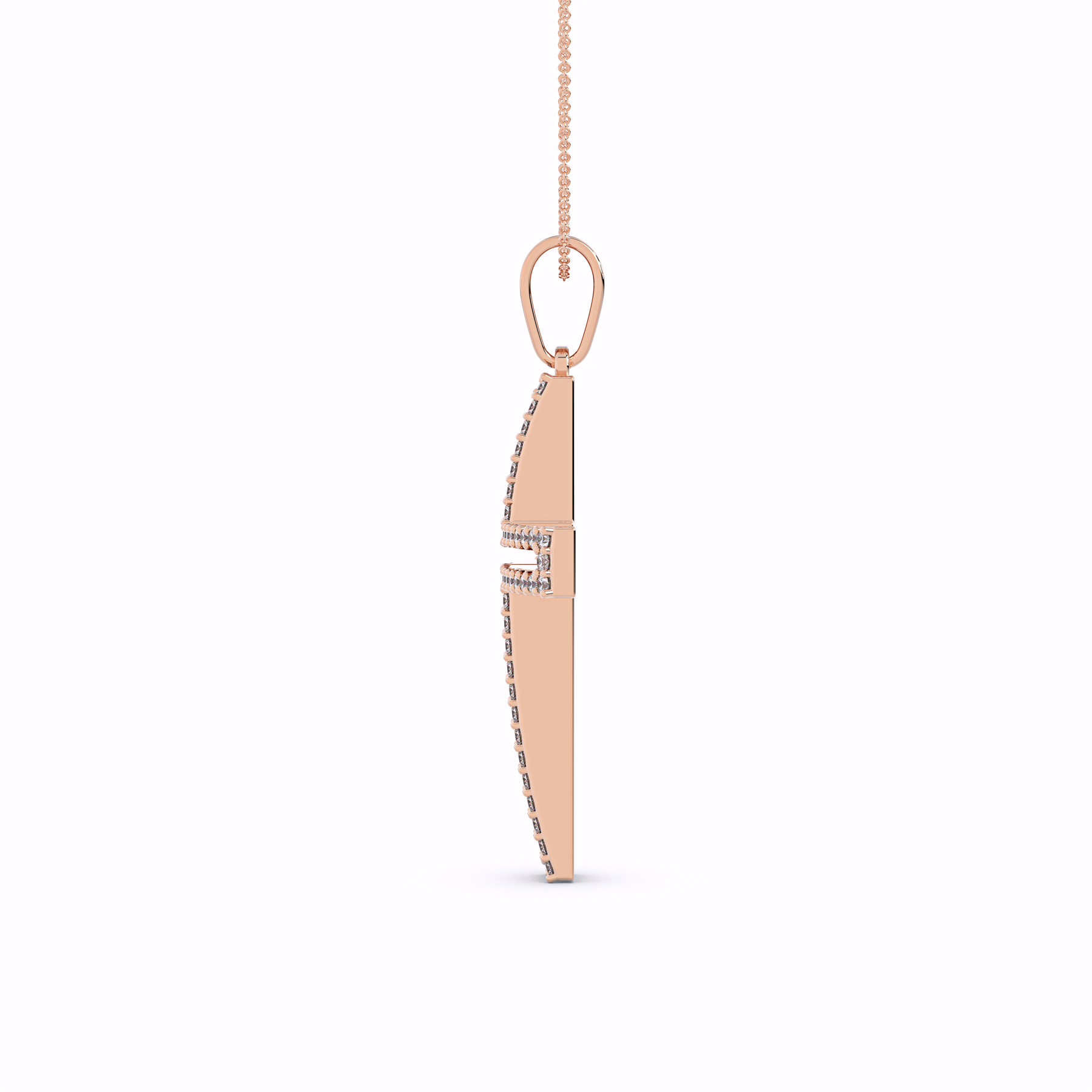 The Lumen Lab-Grown Diamond Cross Pendant