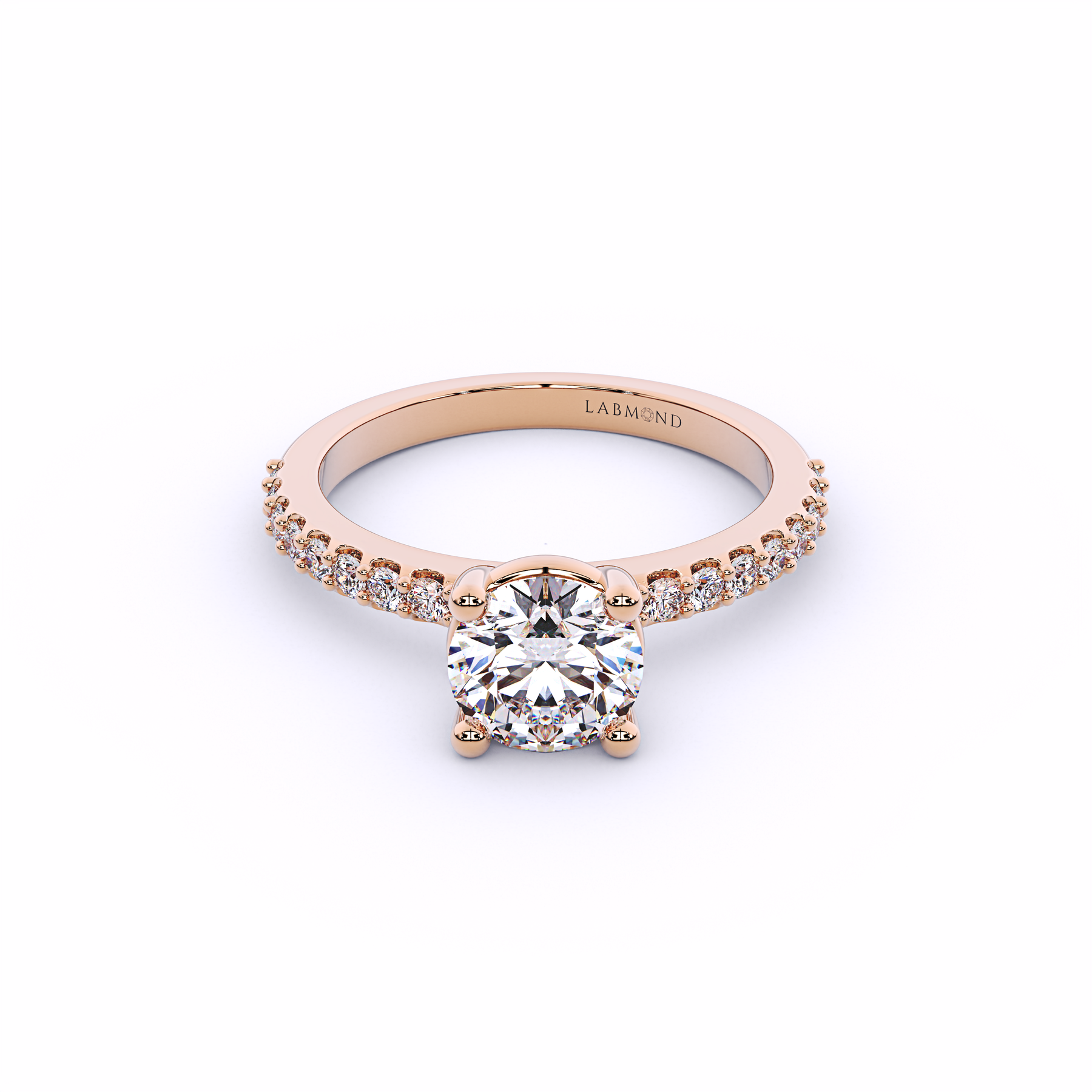 JOURNEY Classic Round Solitaire Diamond Engagement Ring