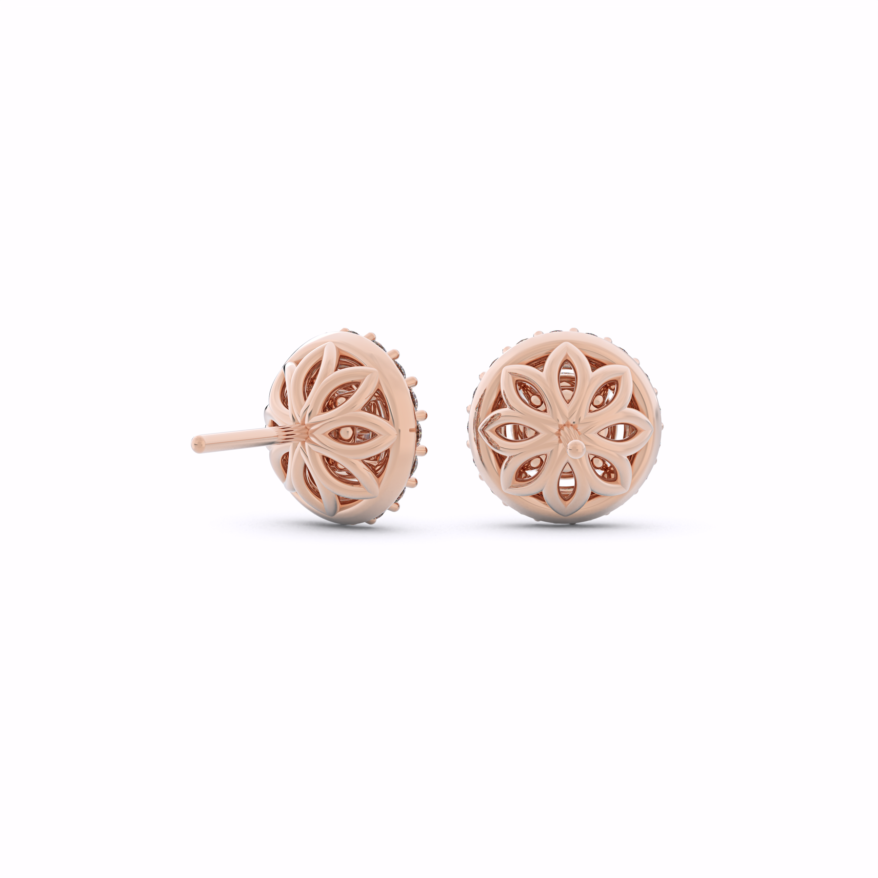 LUMINA Halo Lab-Grown Diamond Stud Earrings