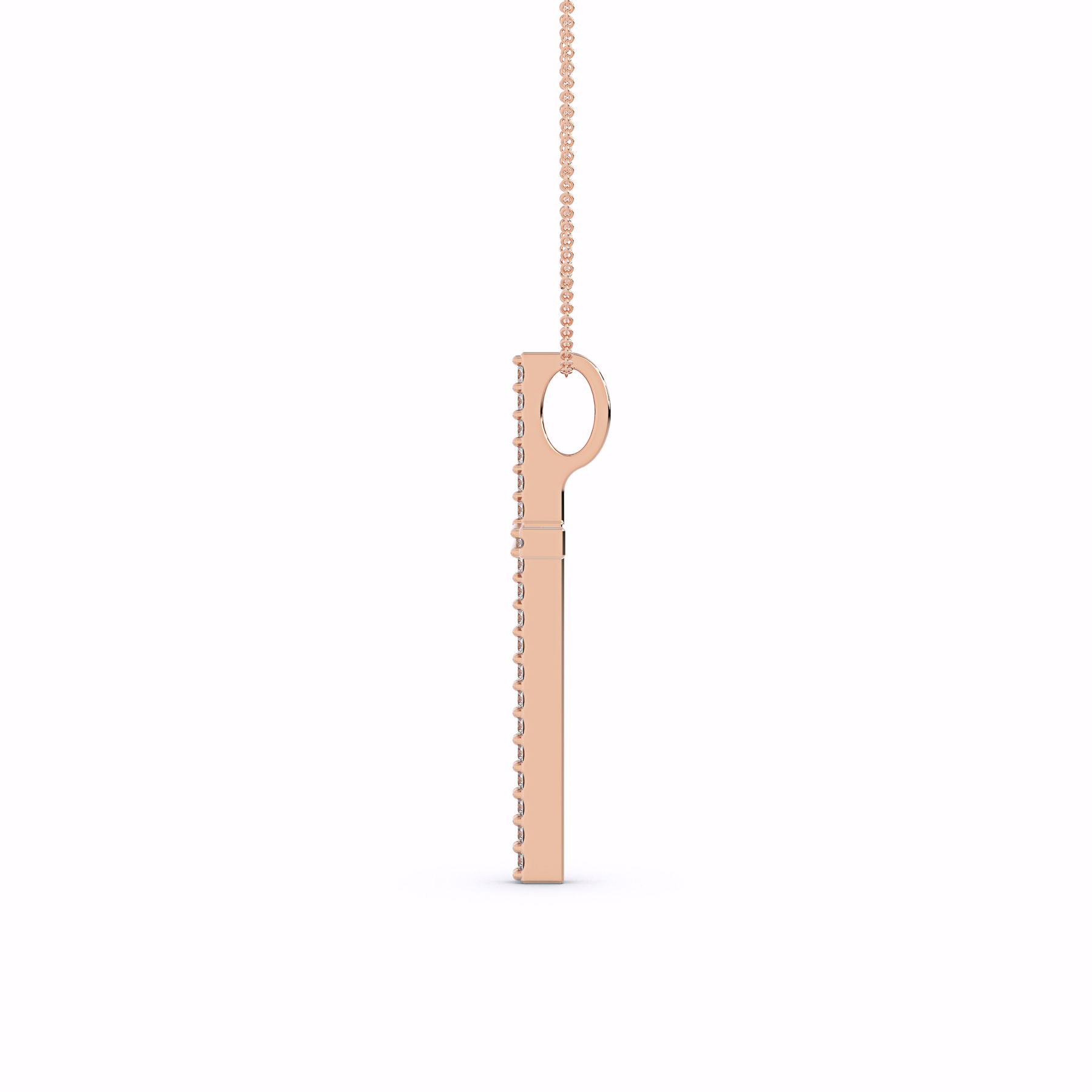 The Aurora Diamond Cross Pendant Necklace