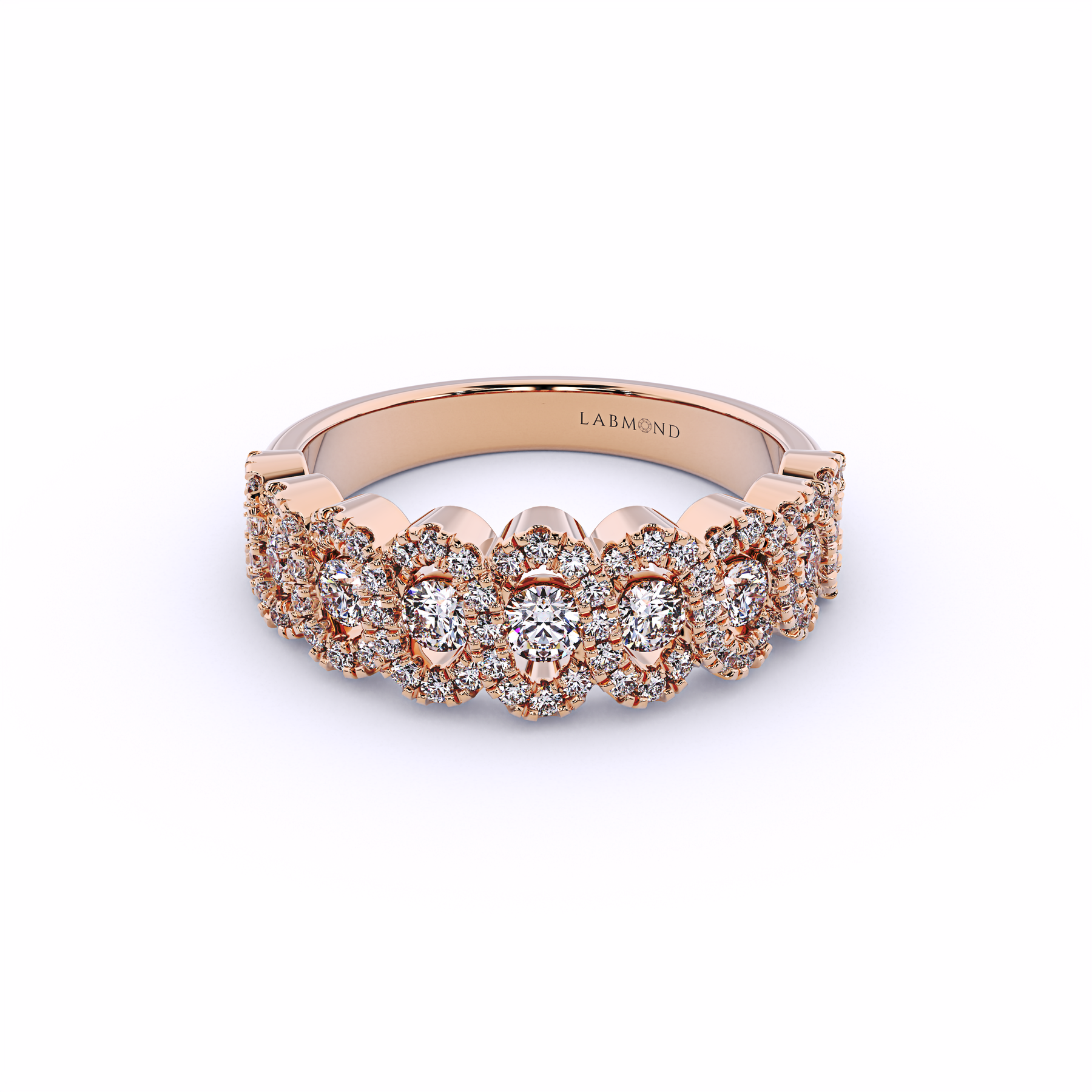CELESTE Half Eternity Ring