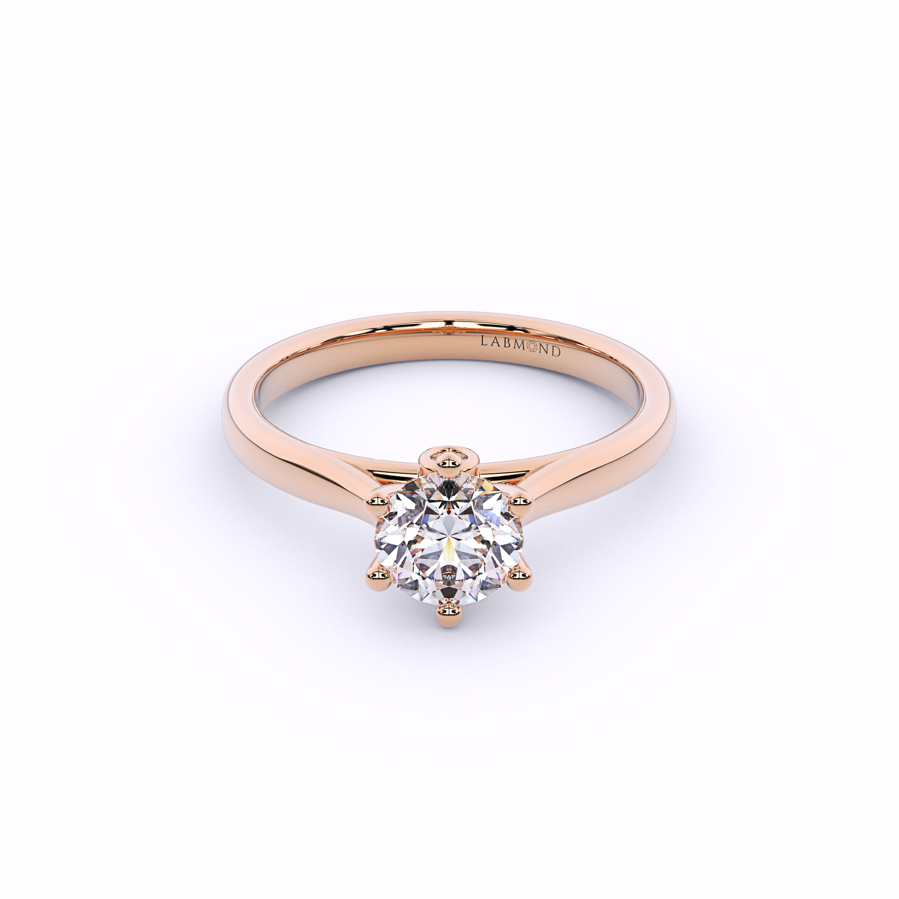 ELEMENT Six Prong Solitaire Engagement Rings