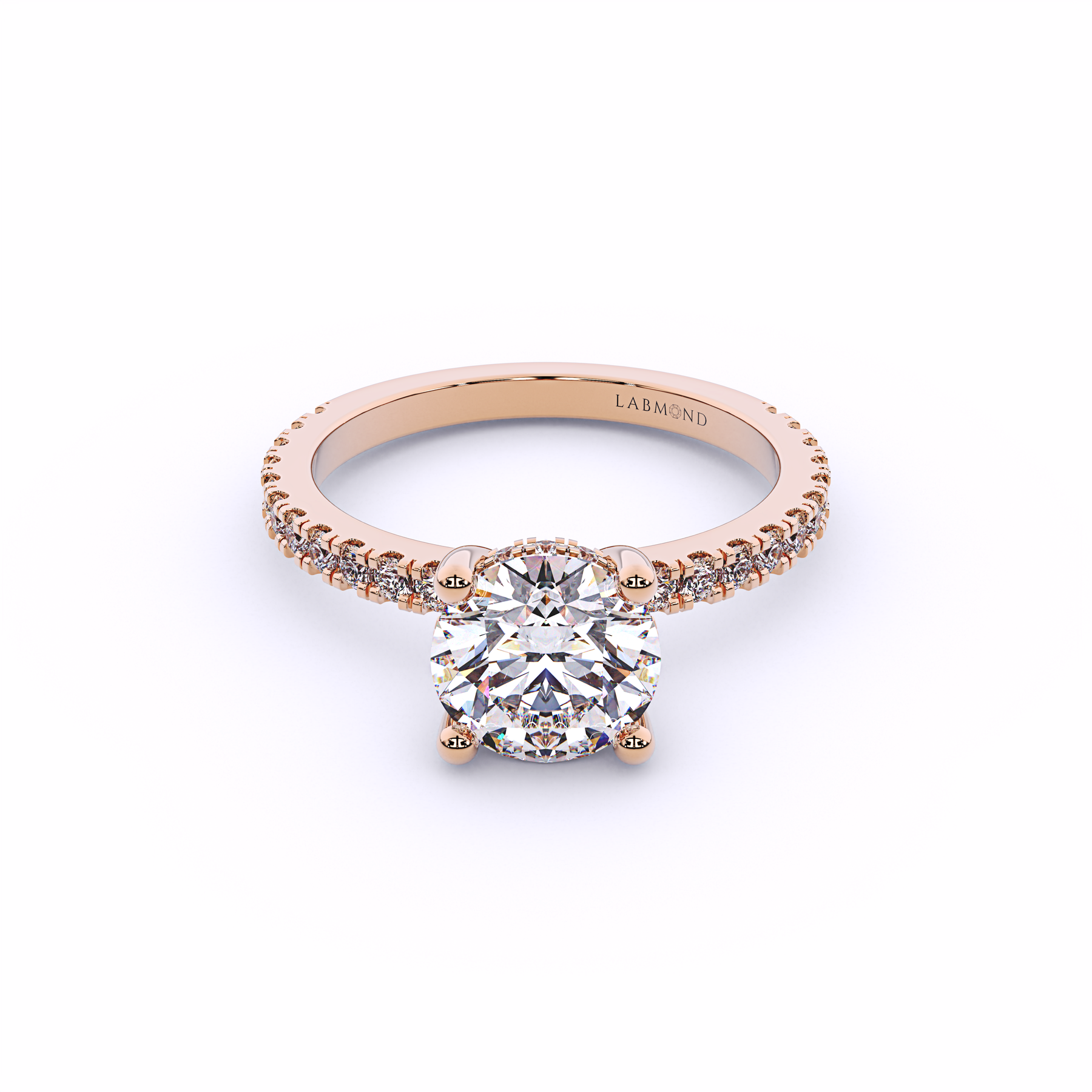 VIVA Solitare Hidden Halo Engagement Ring