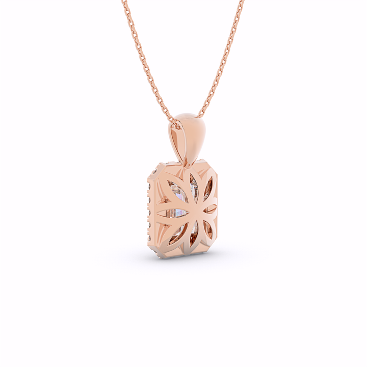 rose-2-emerald-cut-diamond-halo-pendant