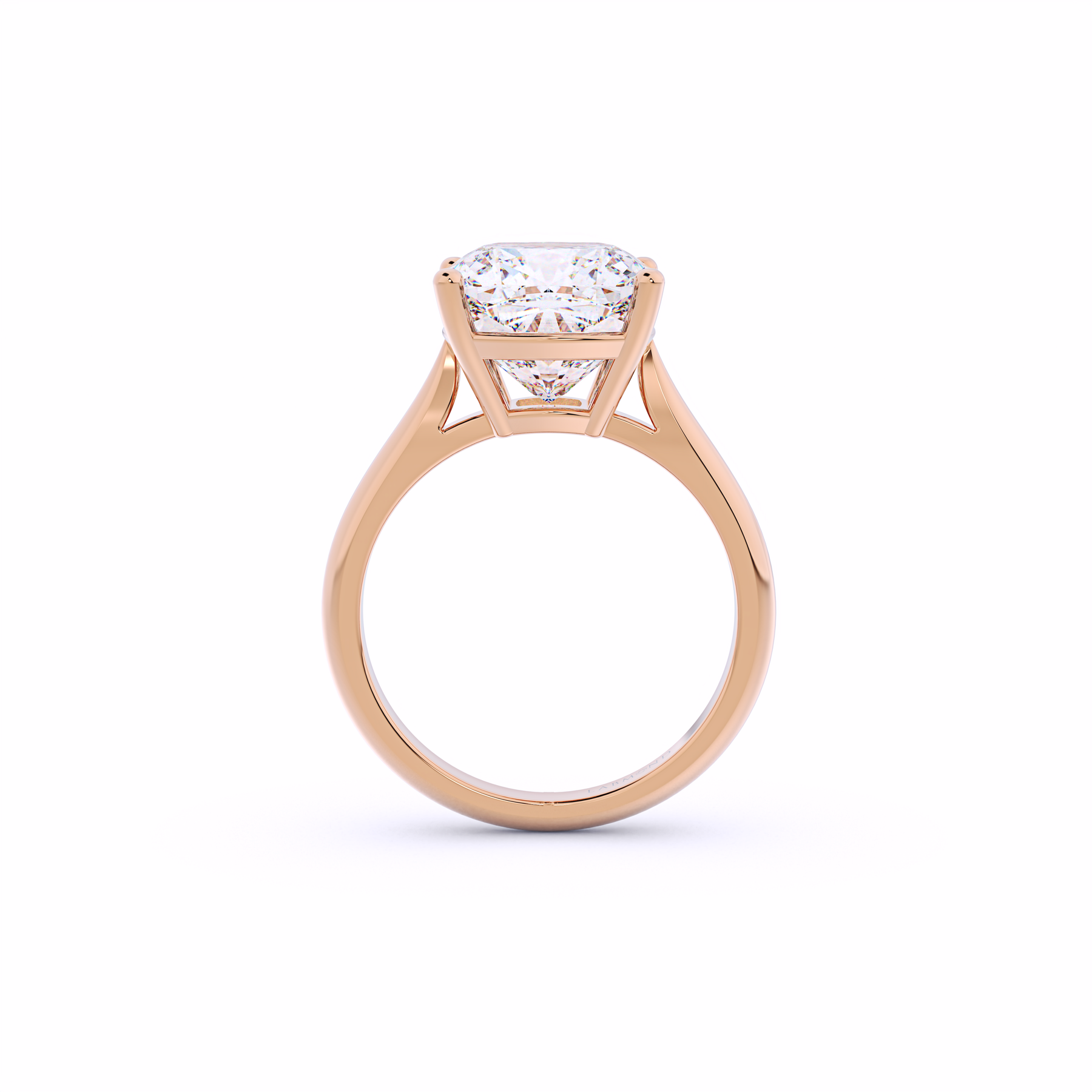 ENCORE Cushion Cut Solitaire Engagement Ring