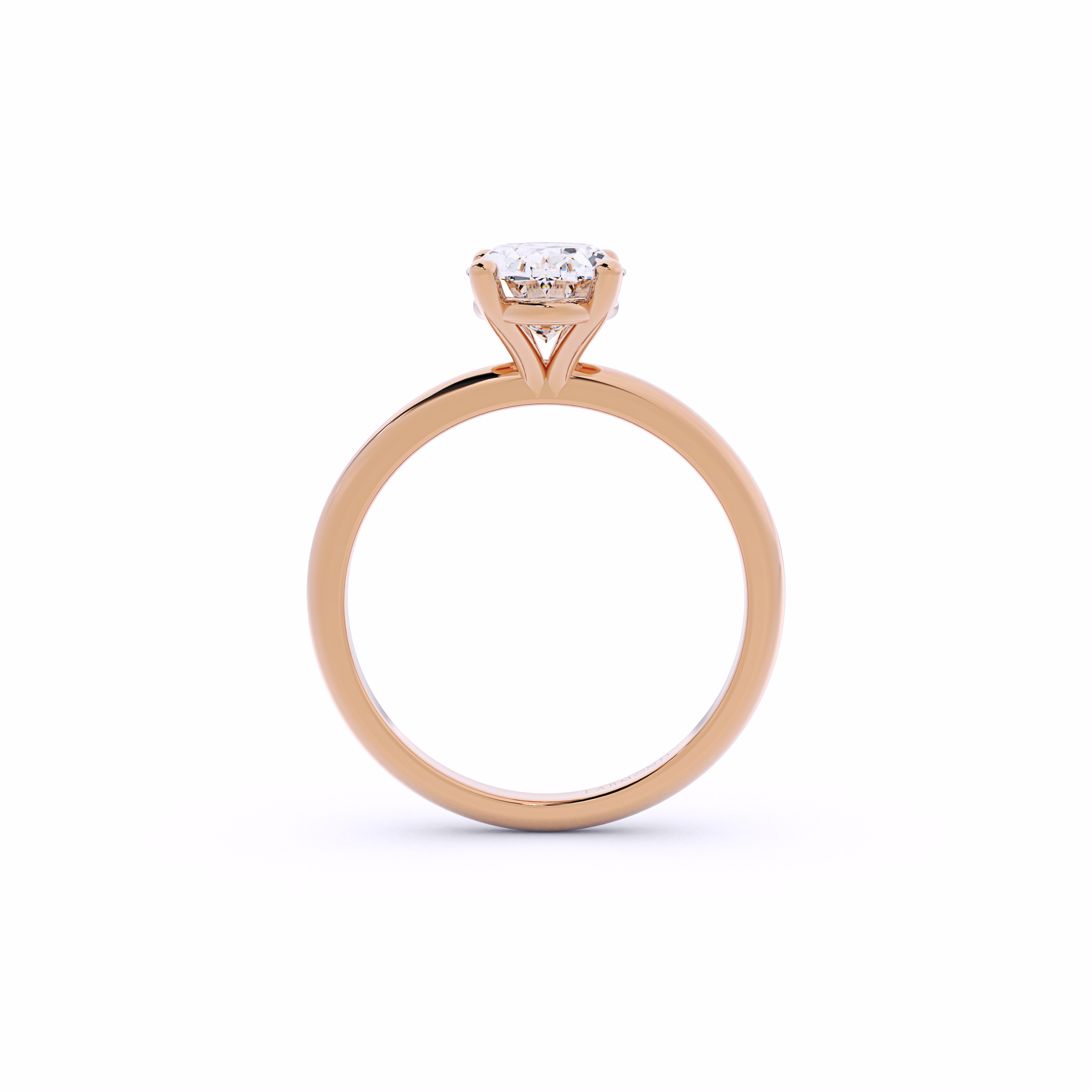 GRACE Oval Solitaire Lab-Grown Diamond Engagement Ring