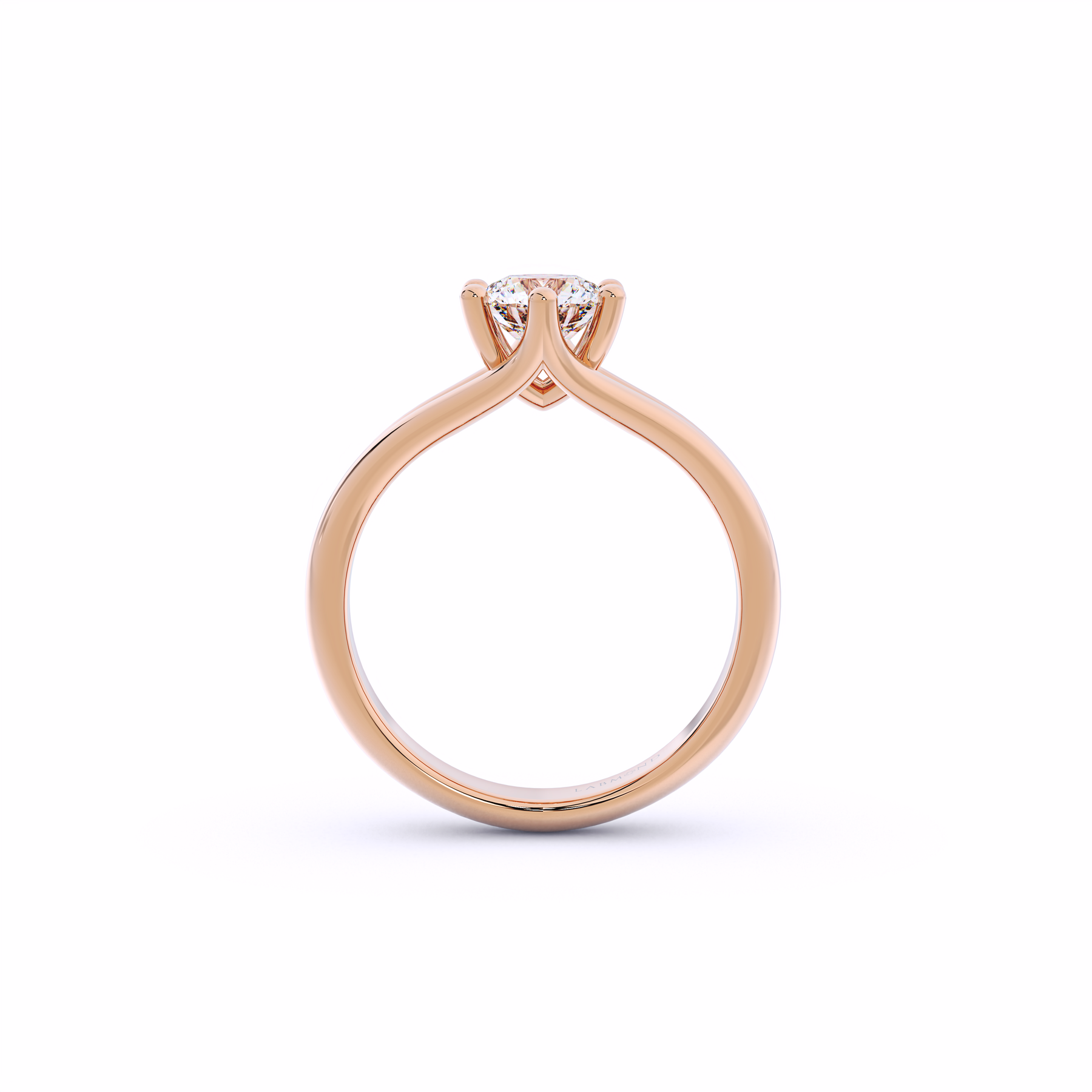 MIKAELA Split Band Diamond Engagement Ring
