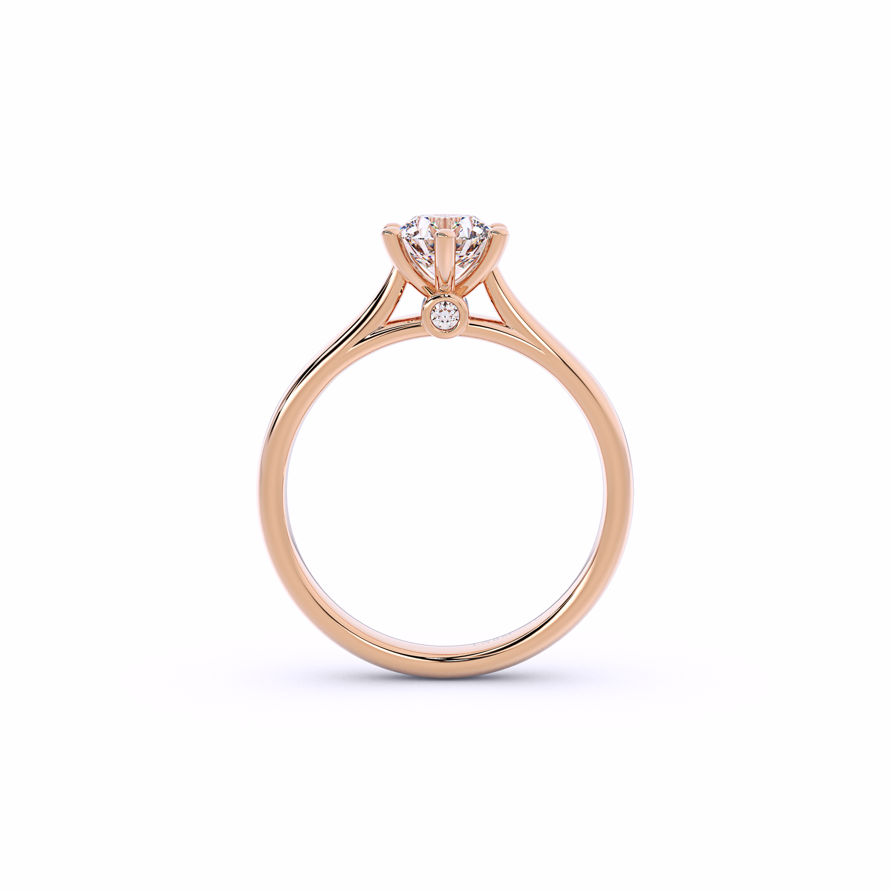 ELEMENT Six Prong Solitaire Engagement Rings
