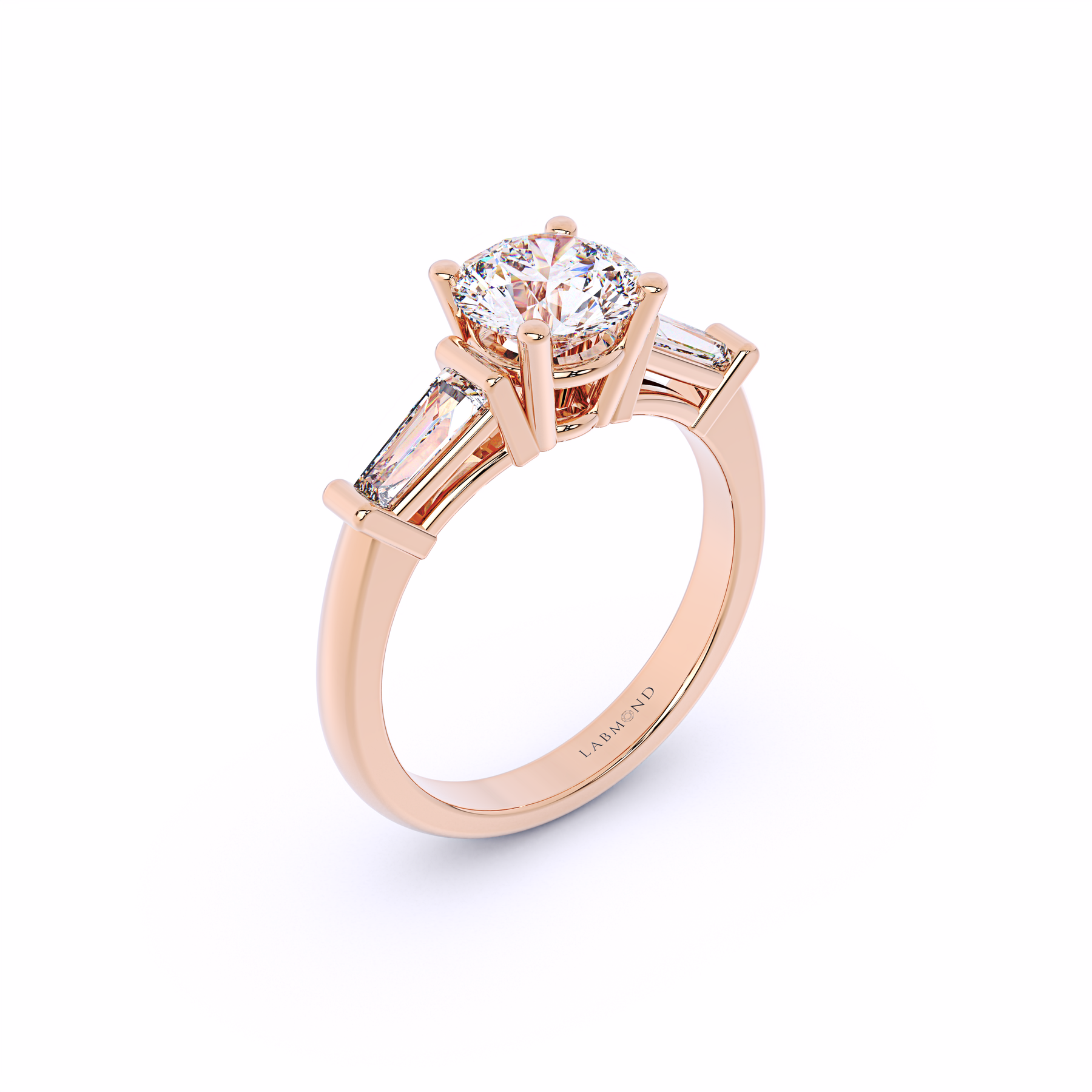 ALLURE Tapered Baguette Diamond Engagement Rings