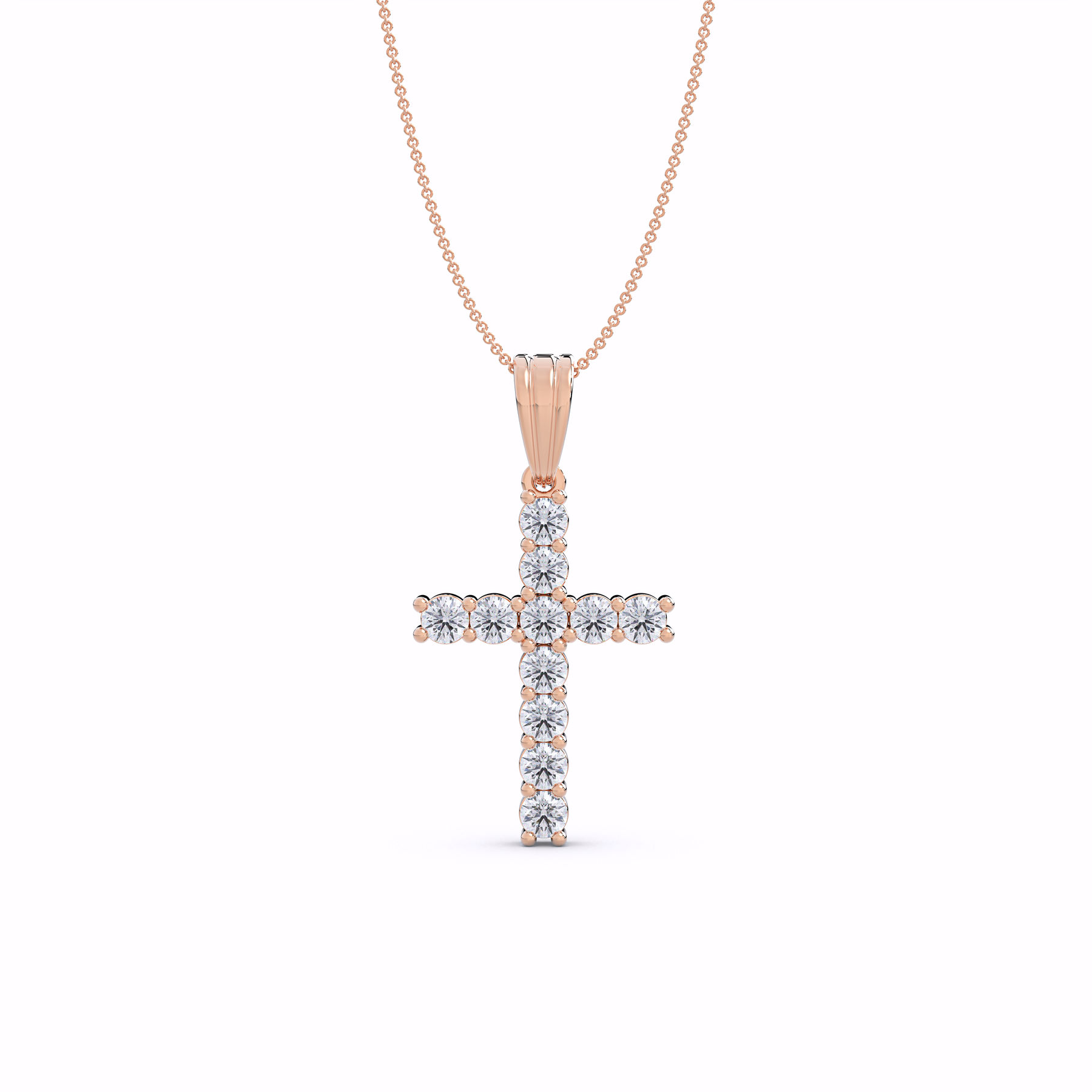 The Verity Diamond Cross Pendant