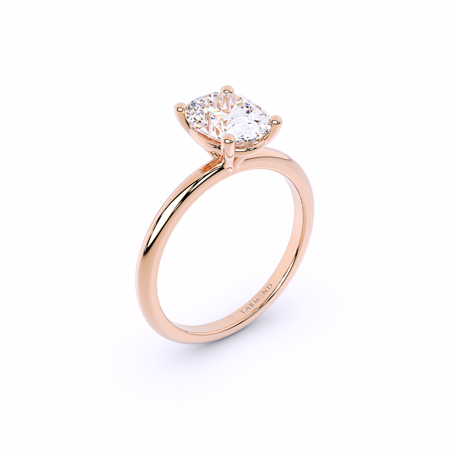 GRACE Oval Solitaire Lab-Grown Diamond Engagement Ring