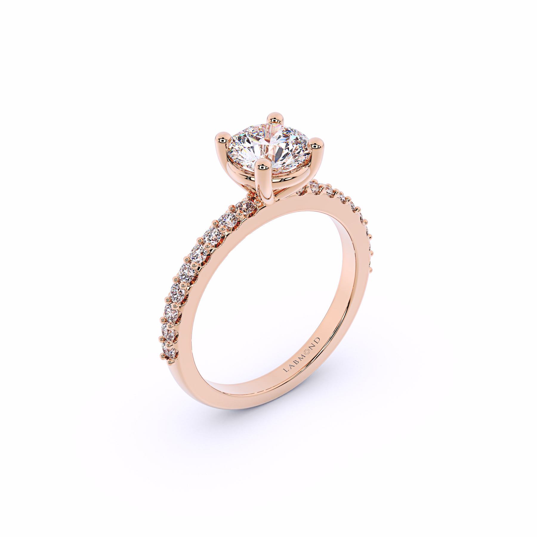 JOURNEY Classic Round Solitaire Diamond Engagement Ring