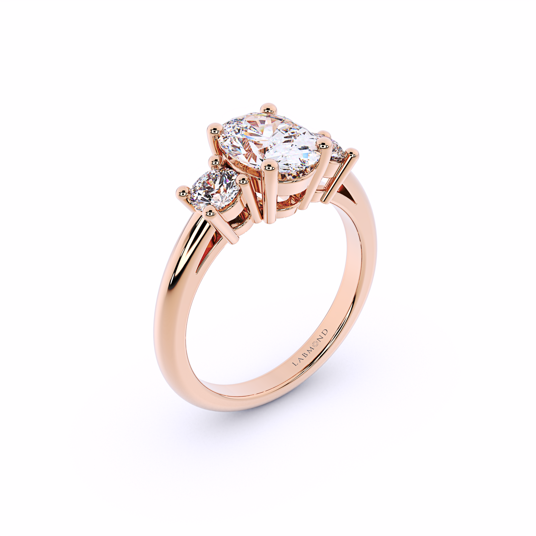 Oval Trinity Diamond