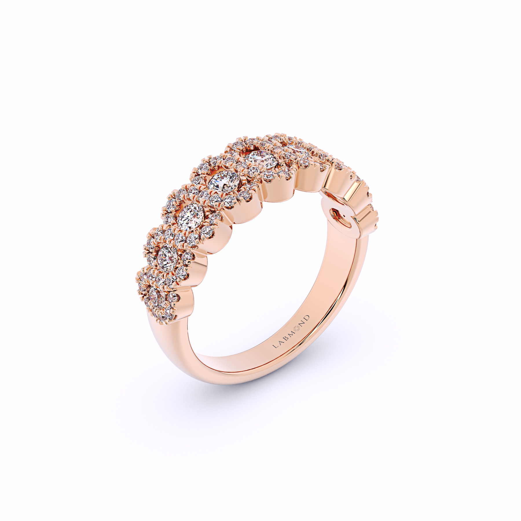 CELESTE Half Eternity Ring