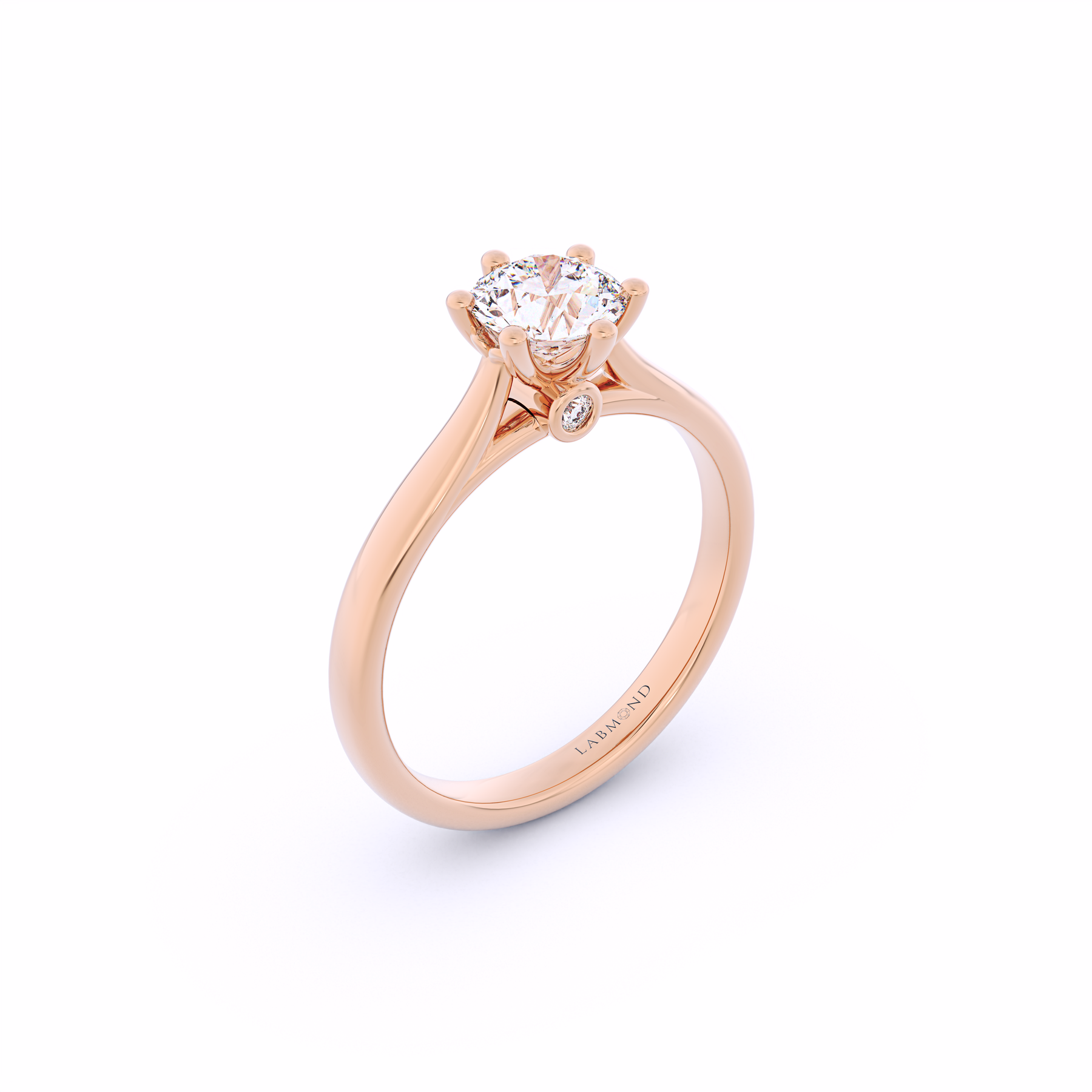 ELEMENT Six Prong Solitaire Engagement Rings