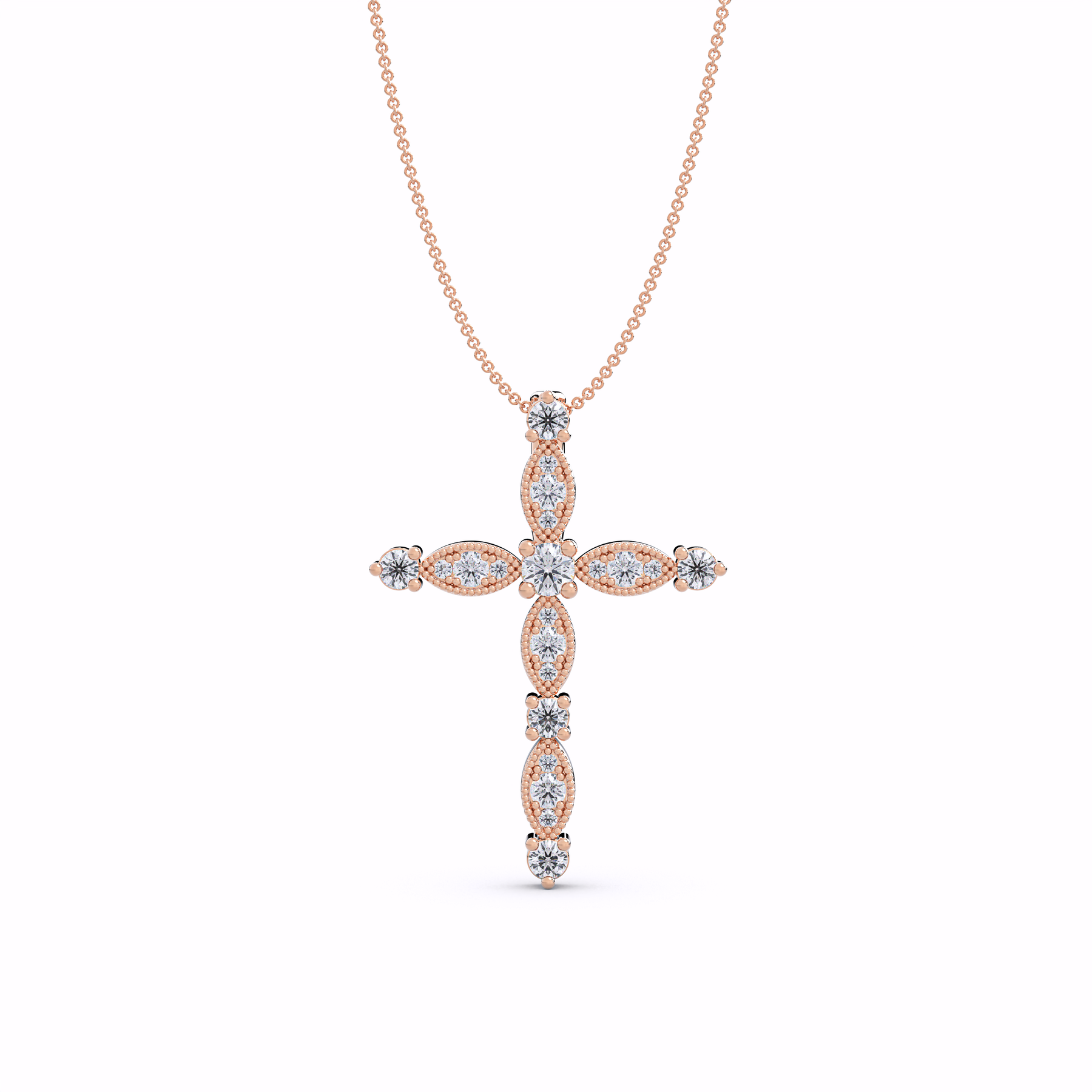 The Celestia Diamond Cross Pendant