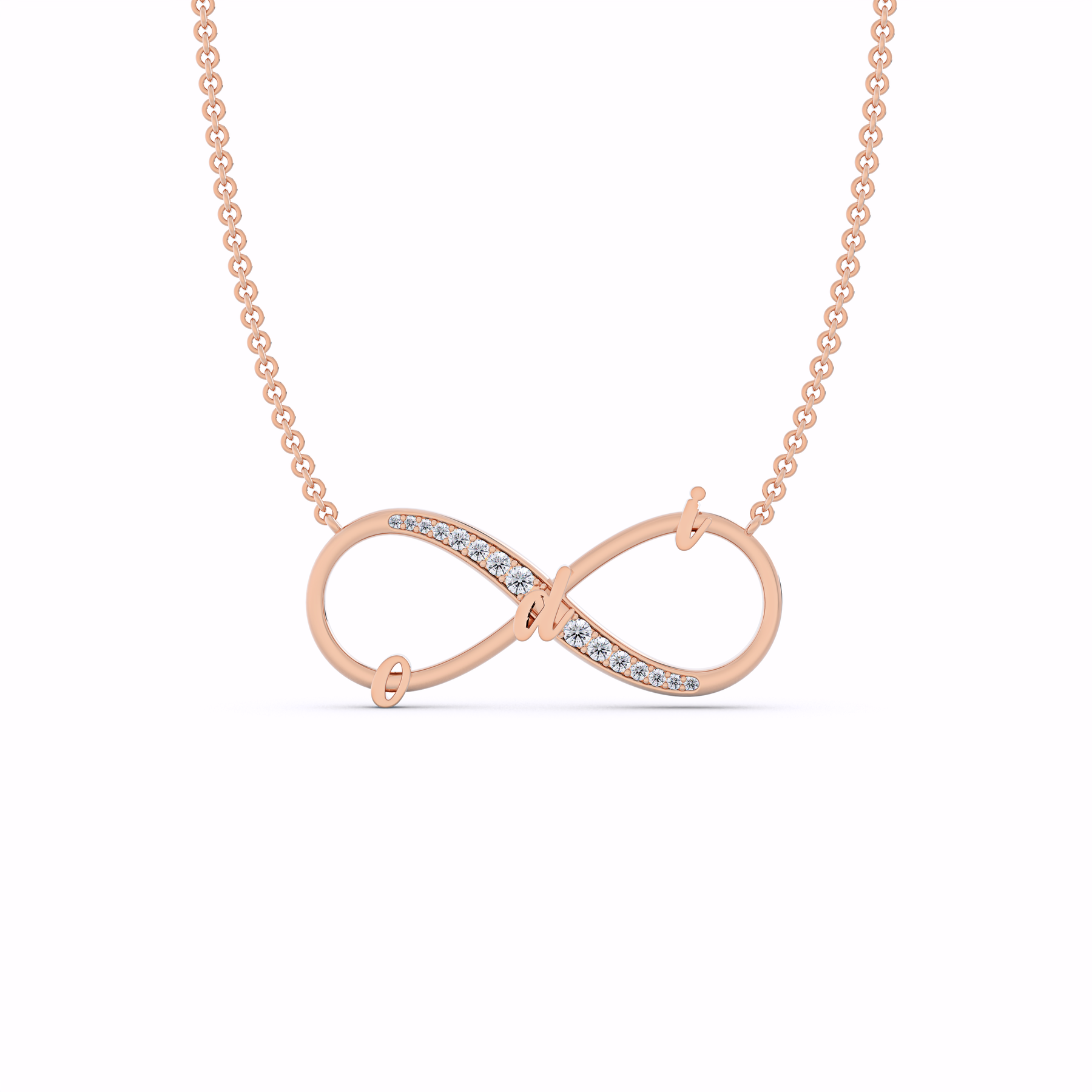 STELLA Infinity Pendant with Initials