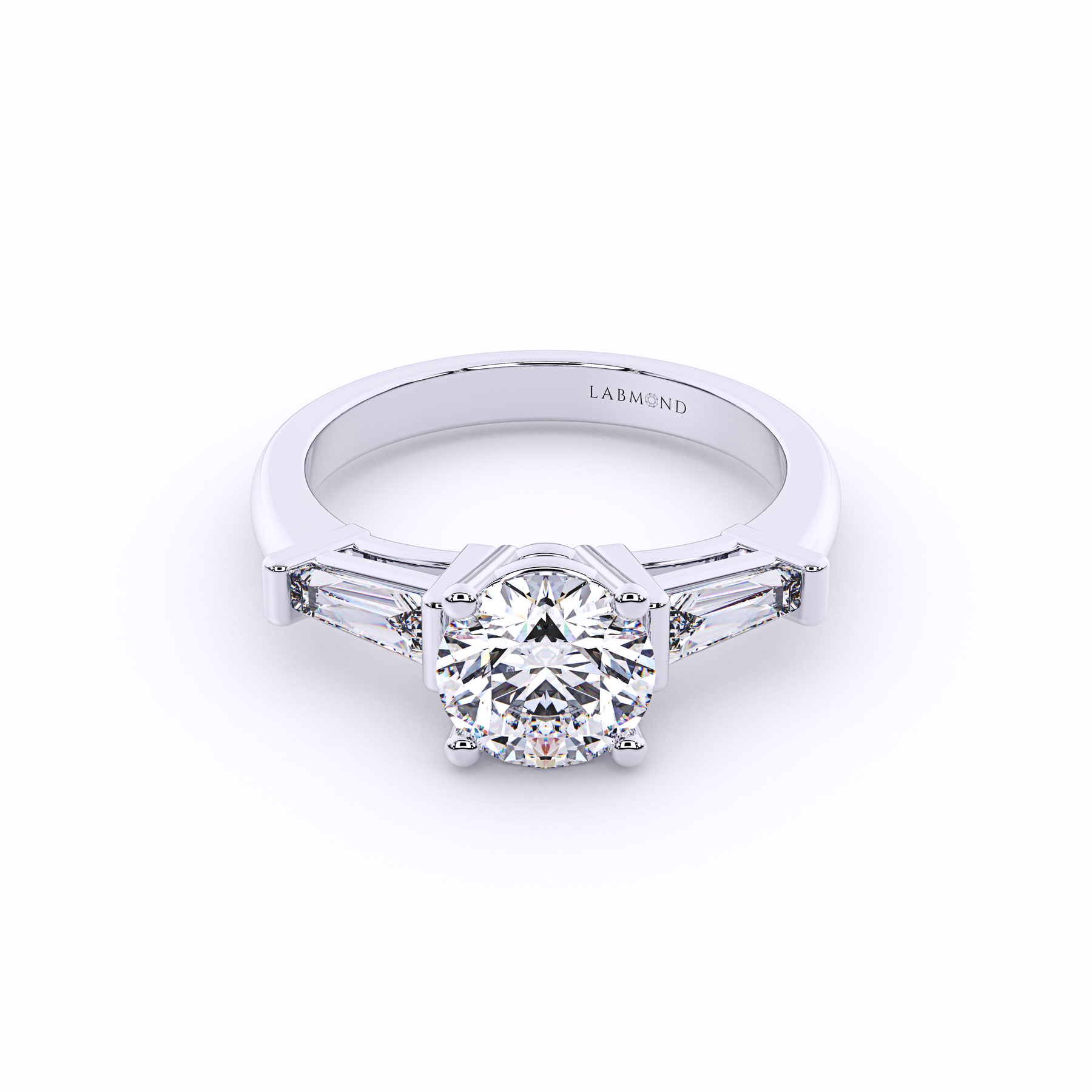 ALLURE Tapered Baguette Diamond Engagement Rings