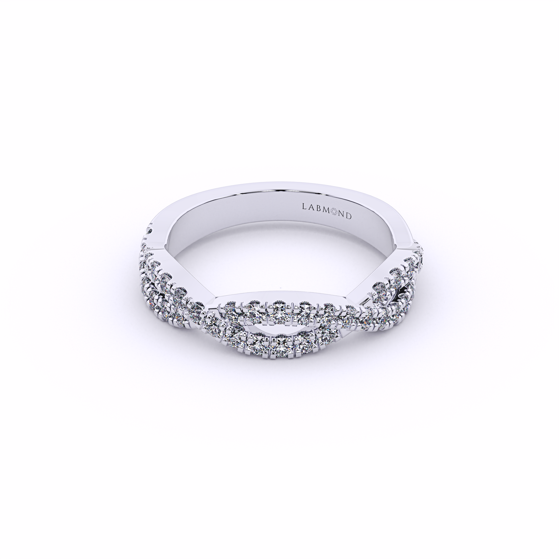COMFORT Twist Eternity Wedding Band