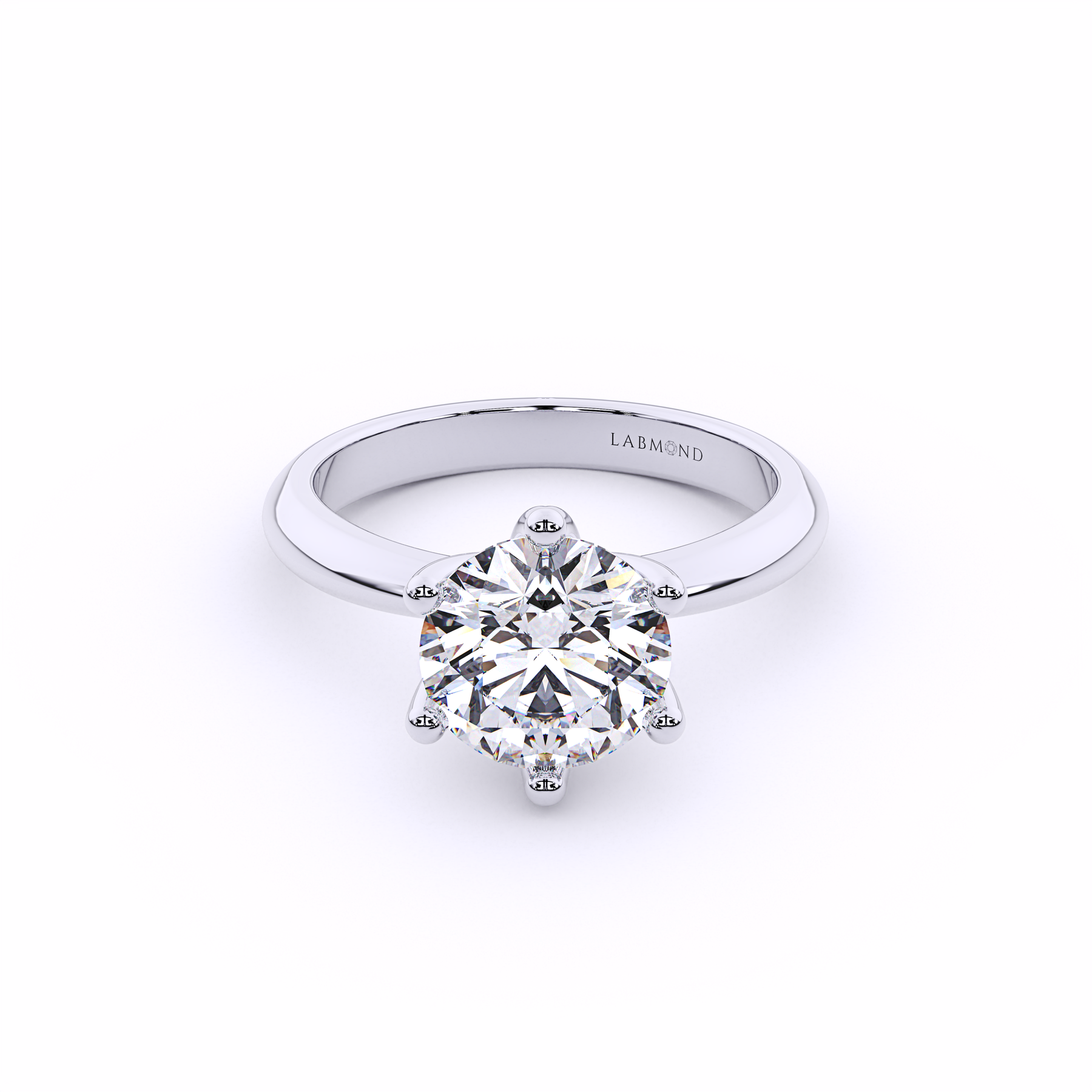 DOLCEVITA 6-Claw Solitaire Round Engagement Ring