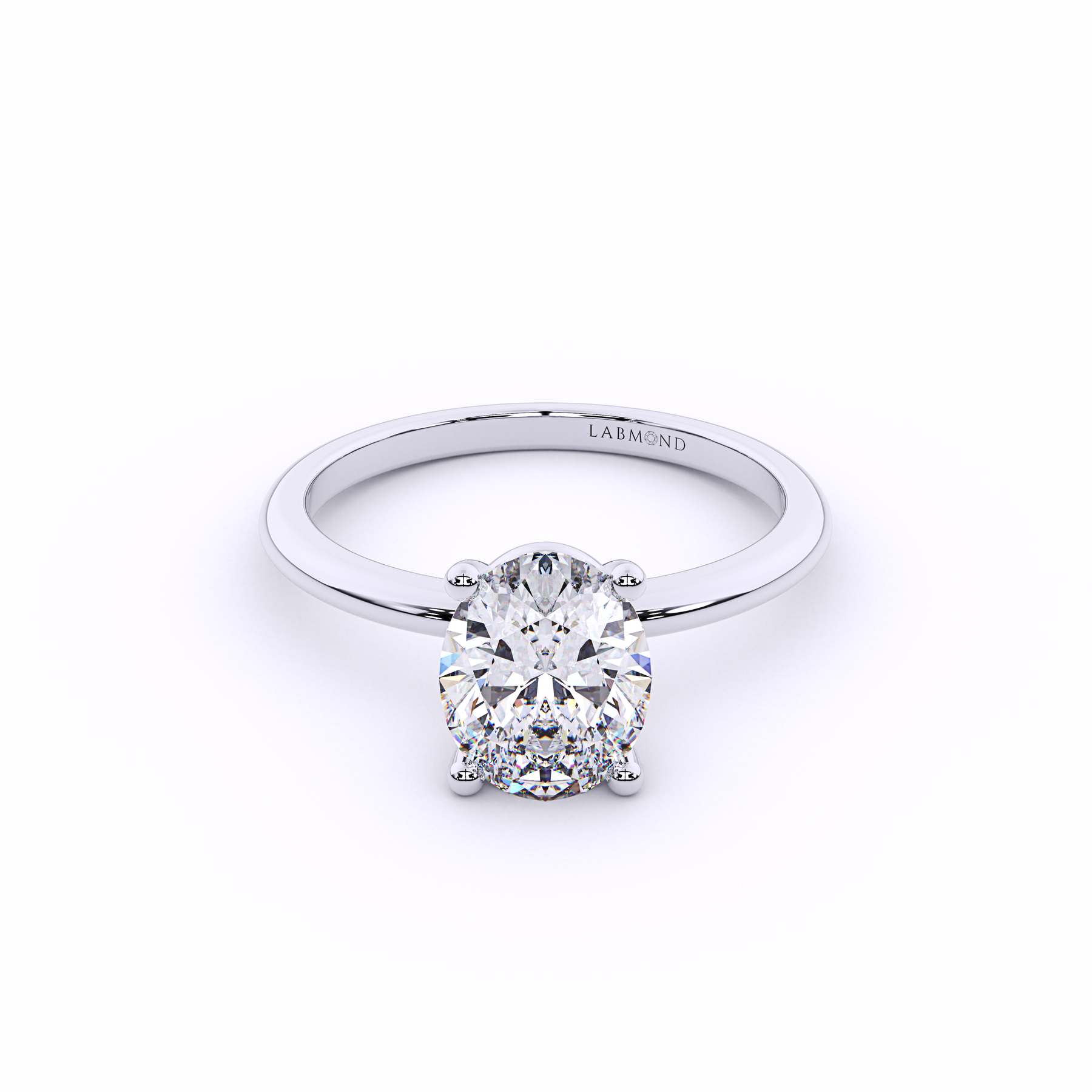 GRACE Oval Solitaire Lab-Grown Diamond Engagement Ring