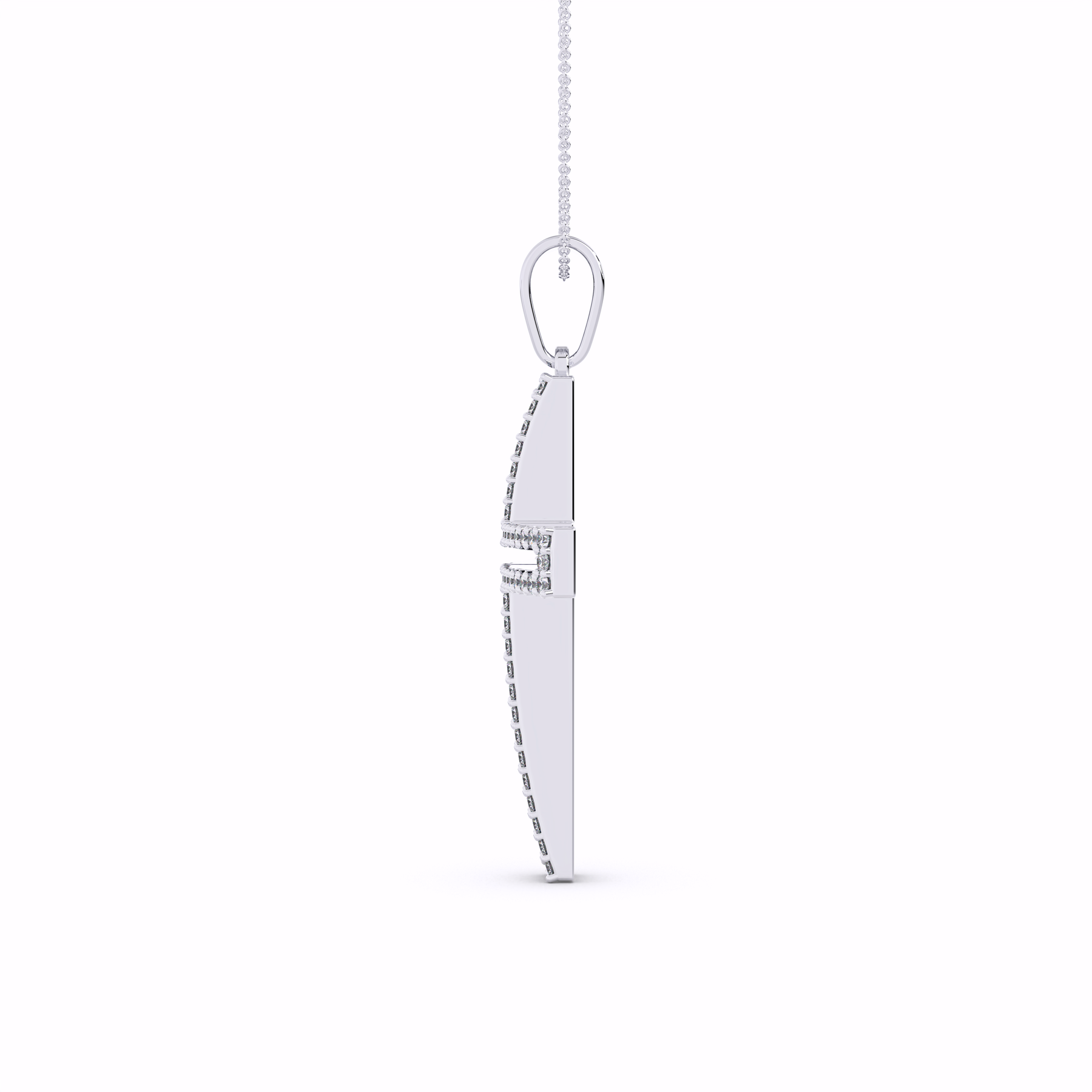 The Lumen Lab-Grown Diamond Cross Pendant