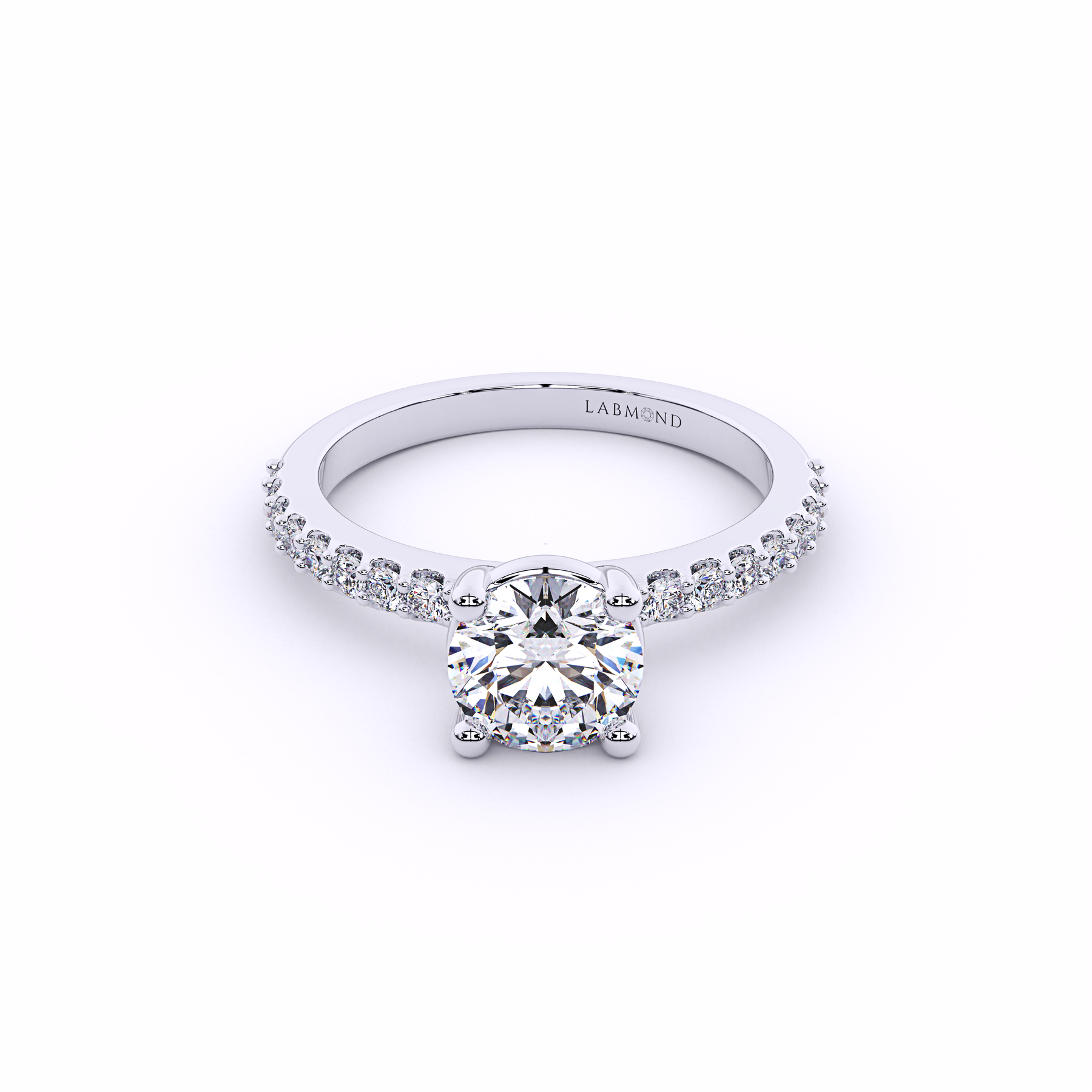 JOURNEY Classic Round Solitaire Diamond Engagement Ring